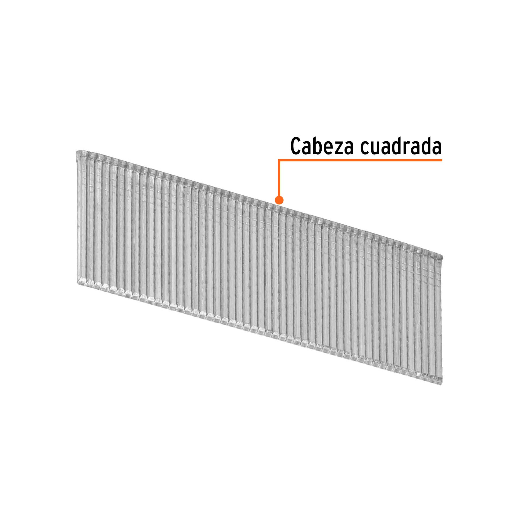 Caja con 2500 clavos calibre 16, 25 mm para CLNE-16, TRUPER