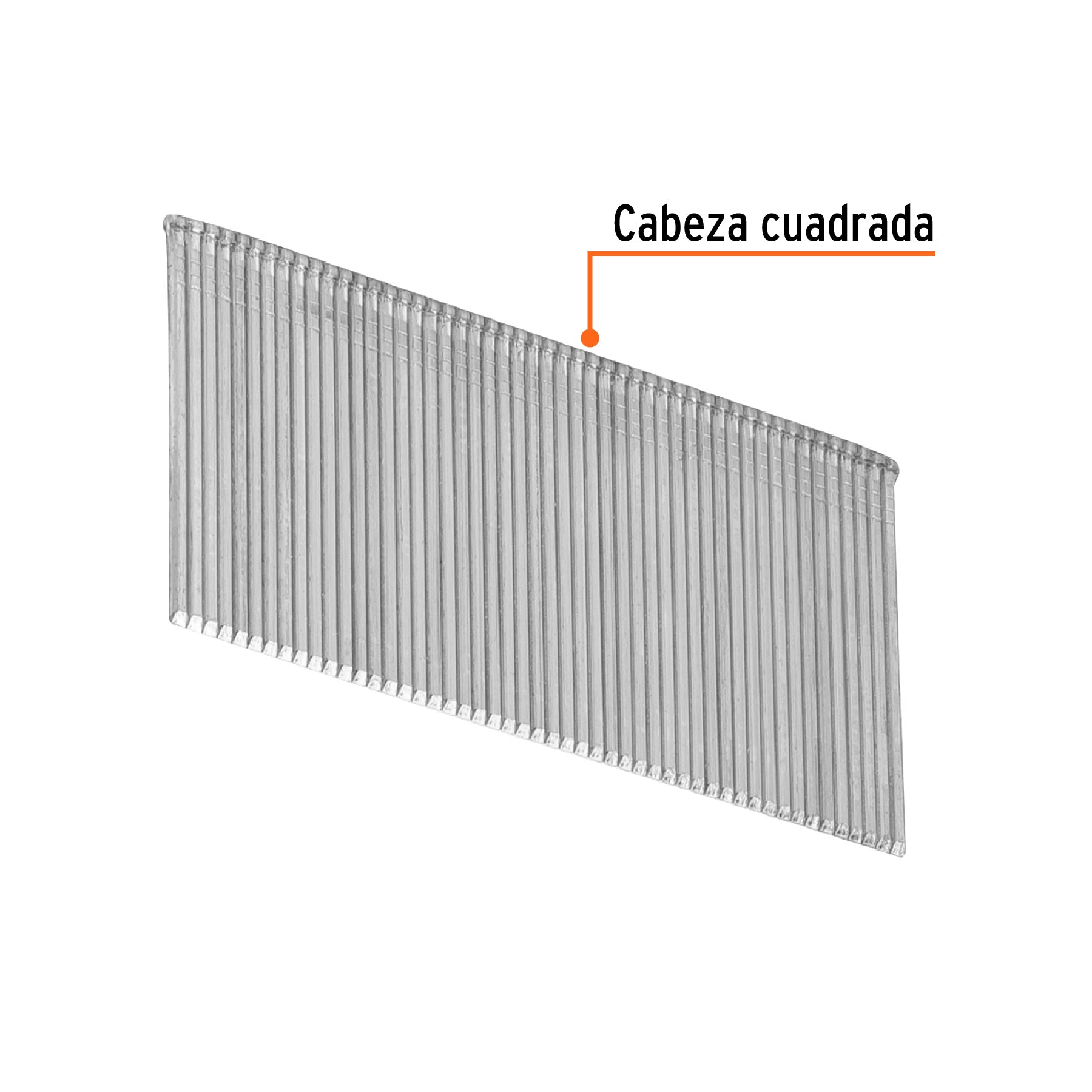 Caja con 2500 clavos calibre 16, 38 mm para CLNE-16, TRUPER