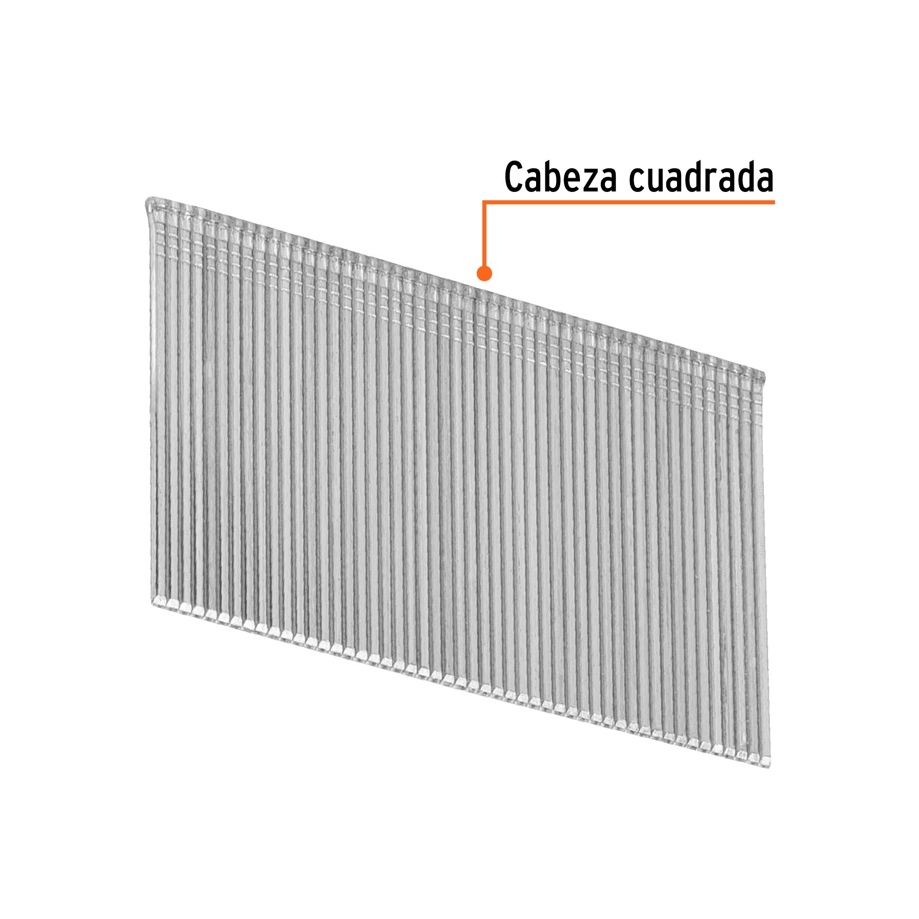 Caja con 2500 clavos calibre 16, 45 mm para CLNE-16, TRUPER