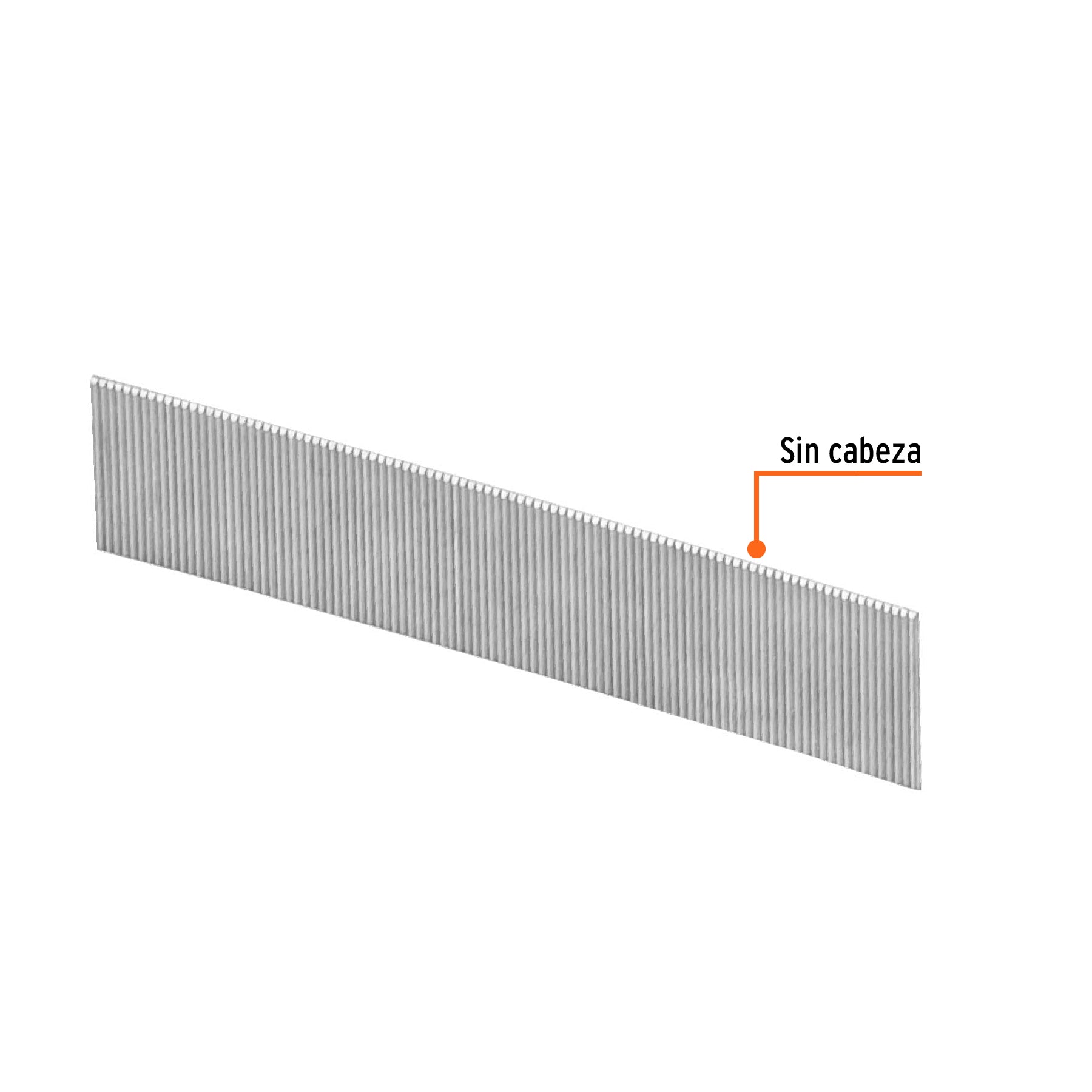 Caja con 10000 clavos calibre 23, 12mm para CLNE-23, TRUPER