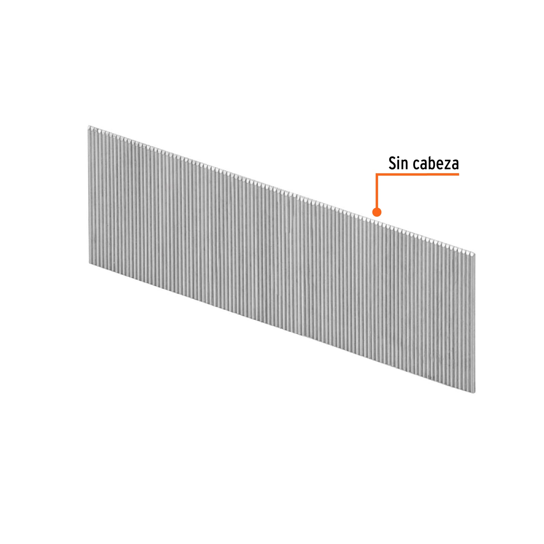 Caja con 10000 clavos calibre 23, 19 mm para CLNE-23, TRUPER