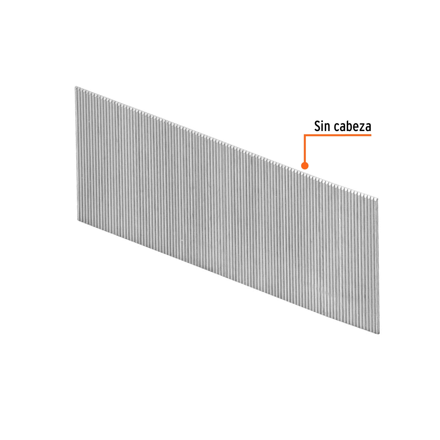 Caja con 10000 clavos calibre 23, 25 mm para CLNE-23, TRUPER