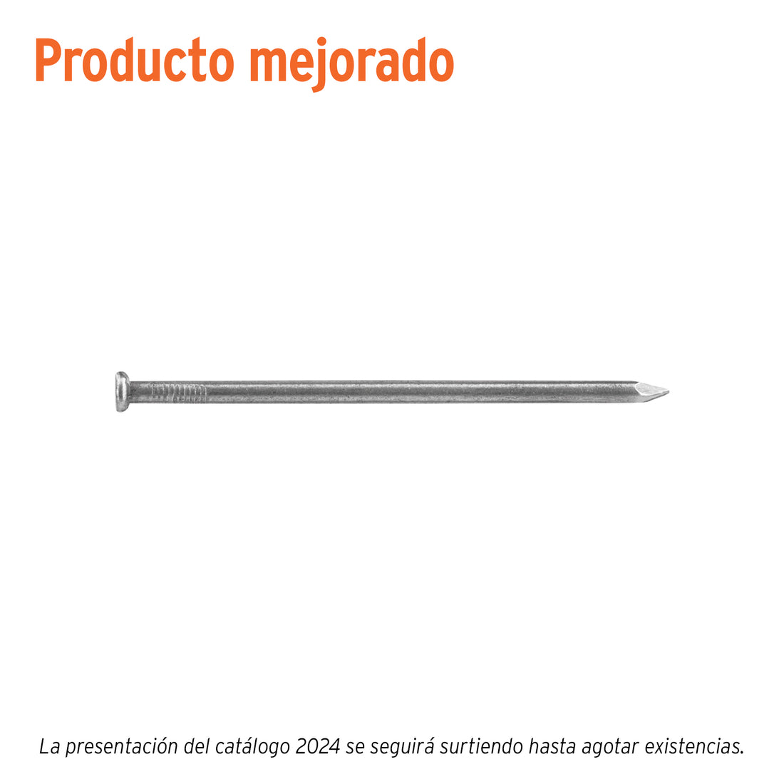 Kilo de clavo estándar 4" con cabeza en caja de 25 kg, FIERO