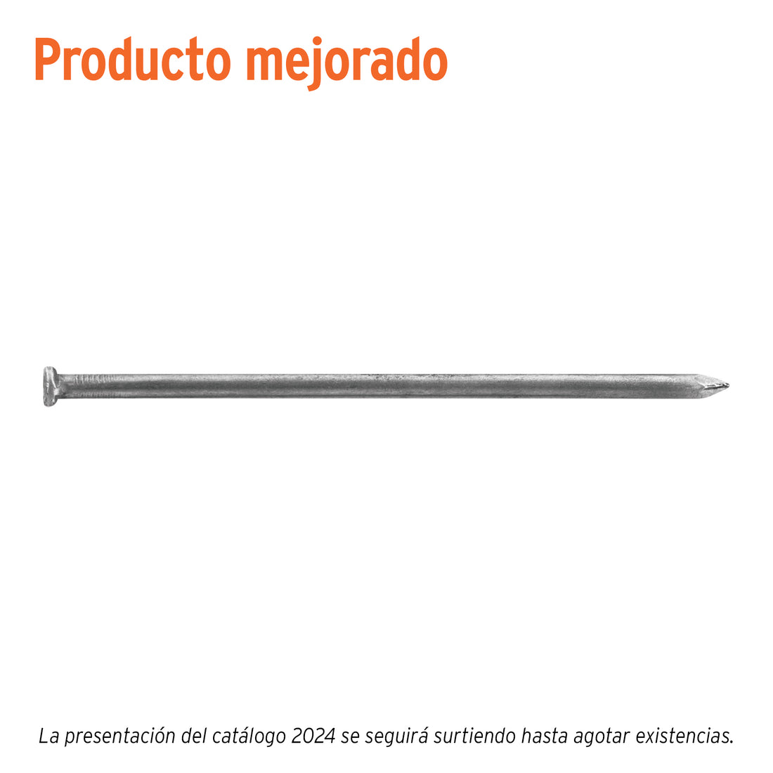 Kilo de clavo estándar 5" con cabeza en caja de 25 kg, FIERO