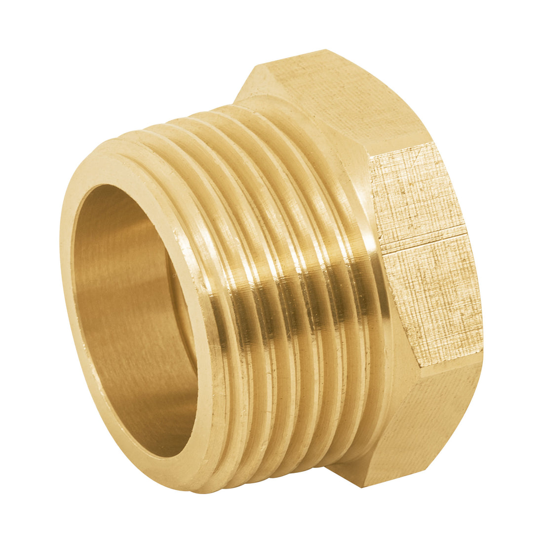 Reducción bushing de latón, 1" x 3/4", FOSET
