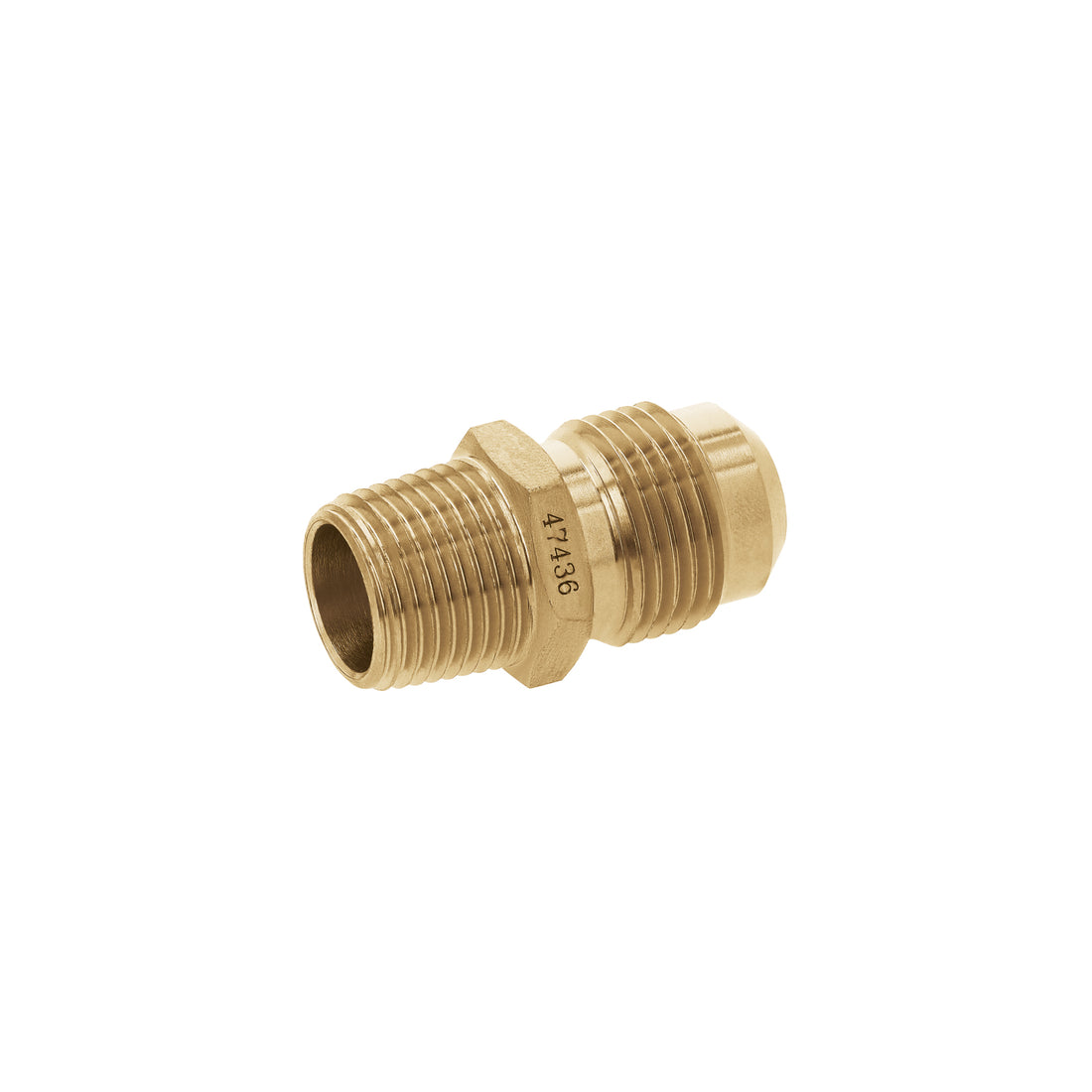 Niple terminal de latón de 1/2" X 3/8", FOSET