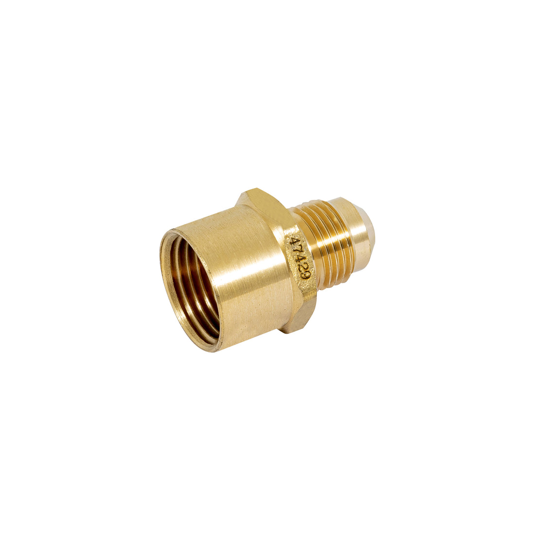 Niple campana de latón de 3/8" X 1/2", FOSET