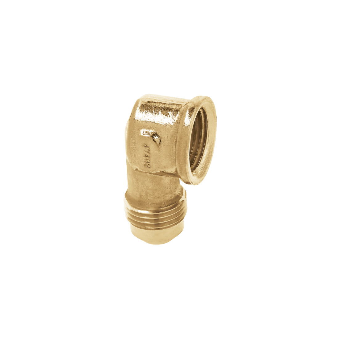 Codo para estufa a 90° de latón de 3/8 x 3/8", FOSET