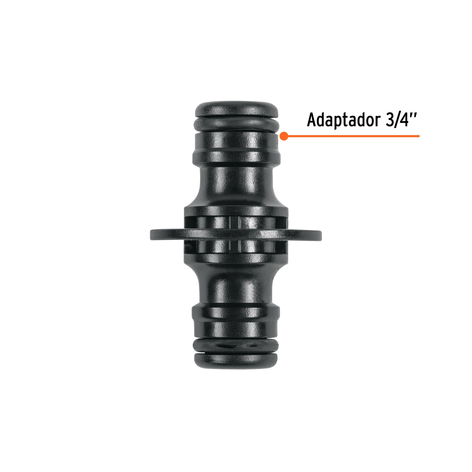 Adaptador unión 3/4" rápido de ABS, sistema click, TRUPER