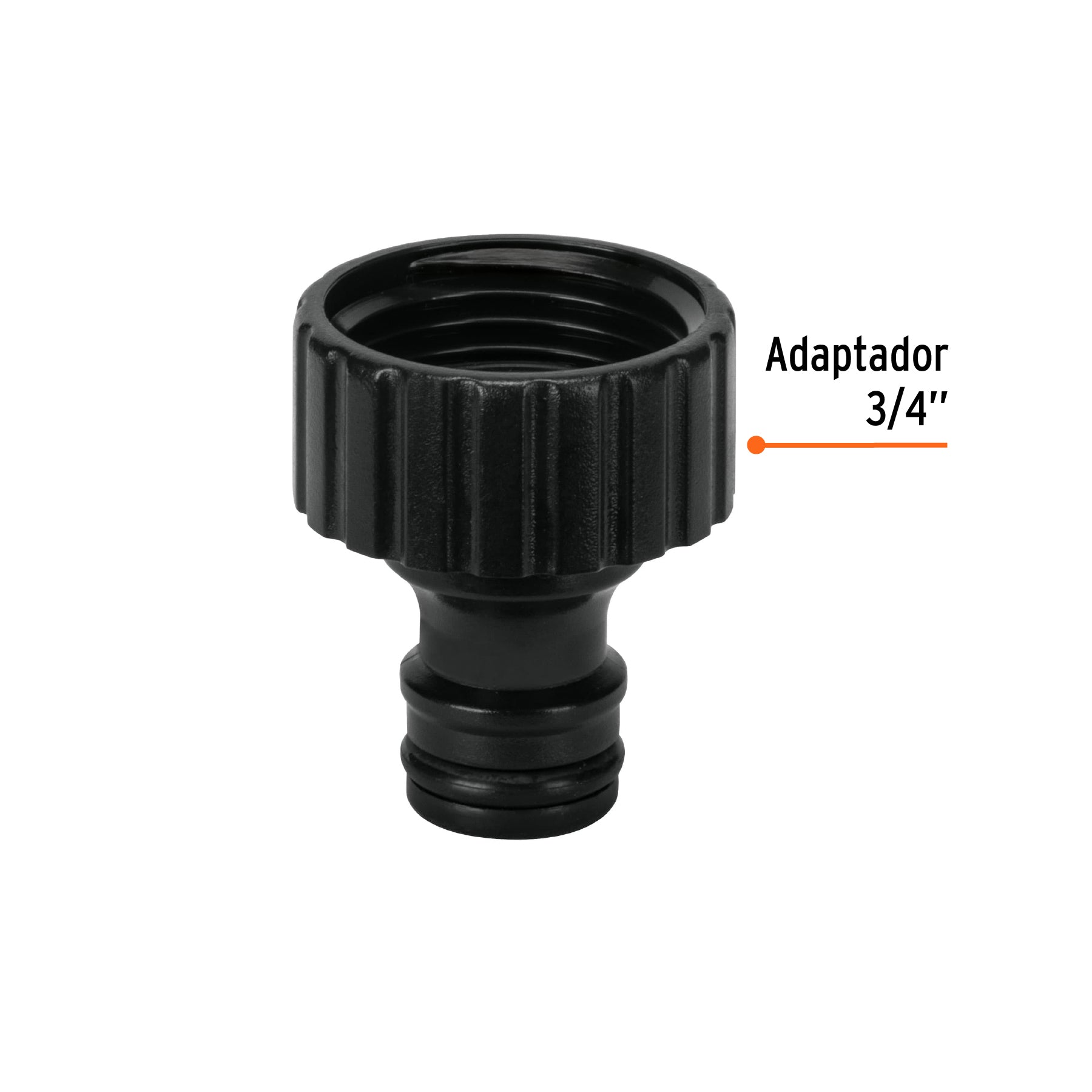 Conector 3/4" rápido hembra de ABS, sistema click, TRUPER