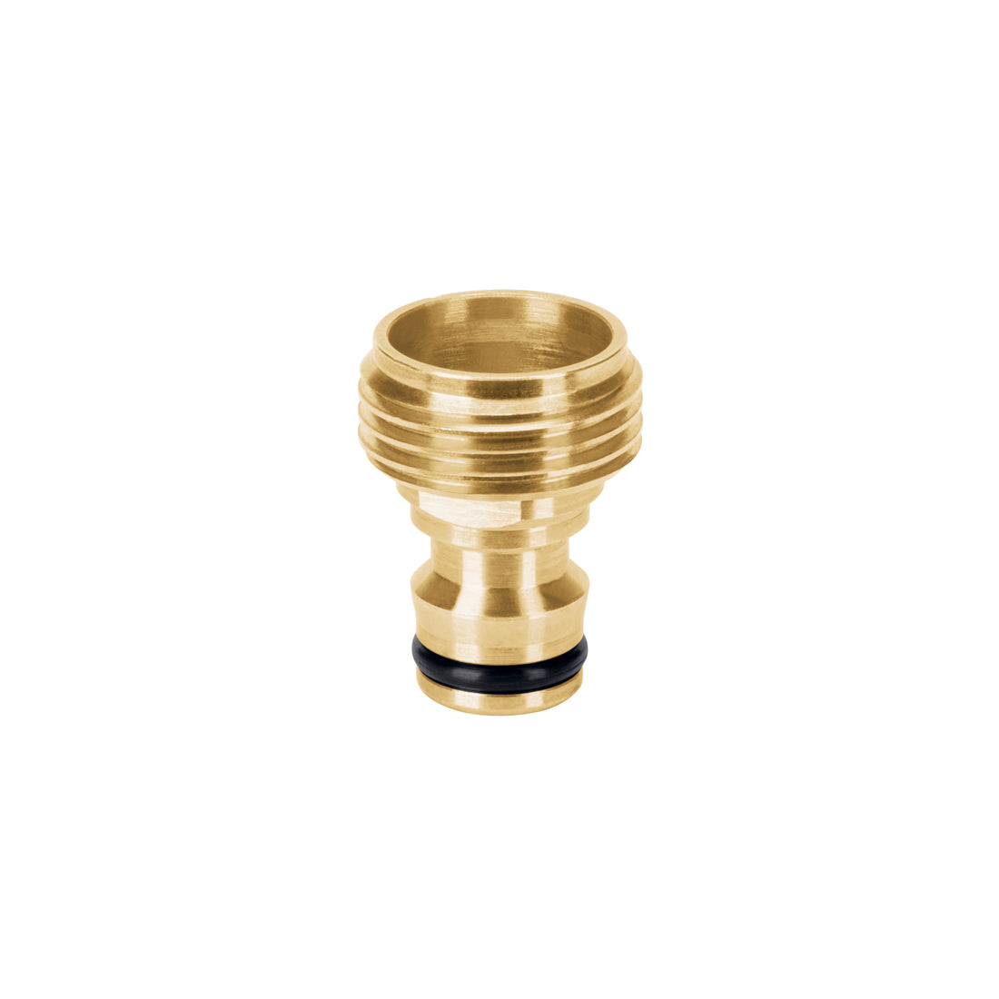 Conector 3/4" rápido macho de latón, sistema click, TRUPER
