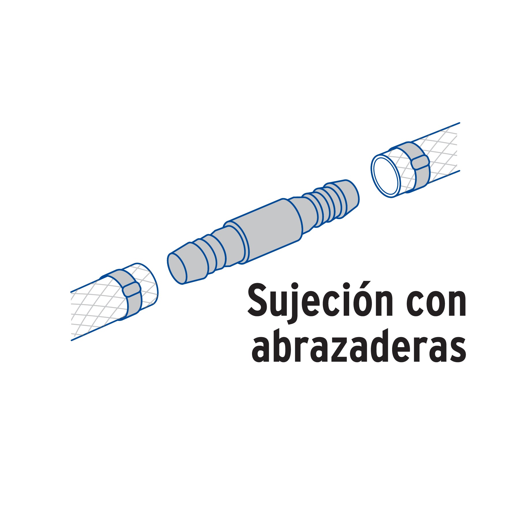 Cople inserción de 1/2" de polipropileno, FOSET