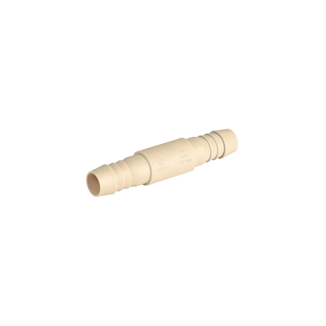 Cople inserción de 3/4" de polipropileno, FOSET