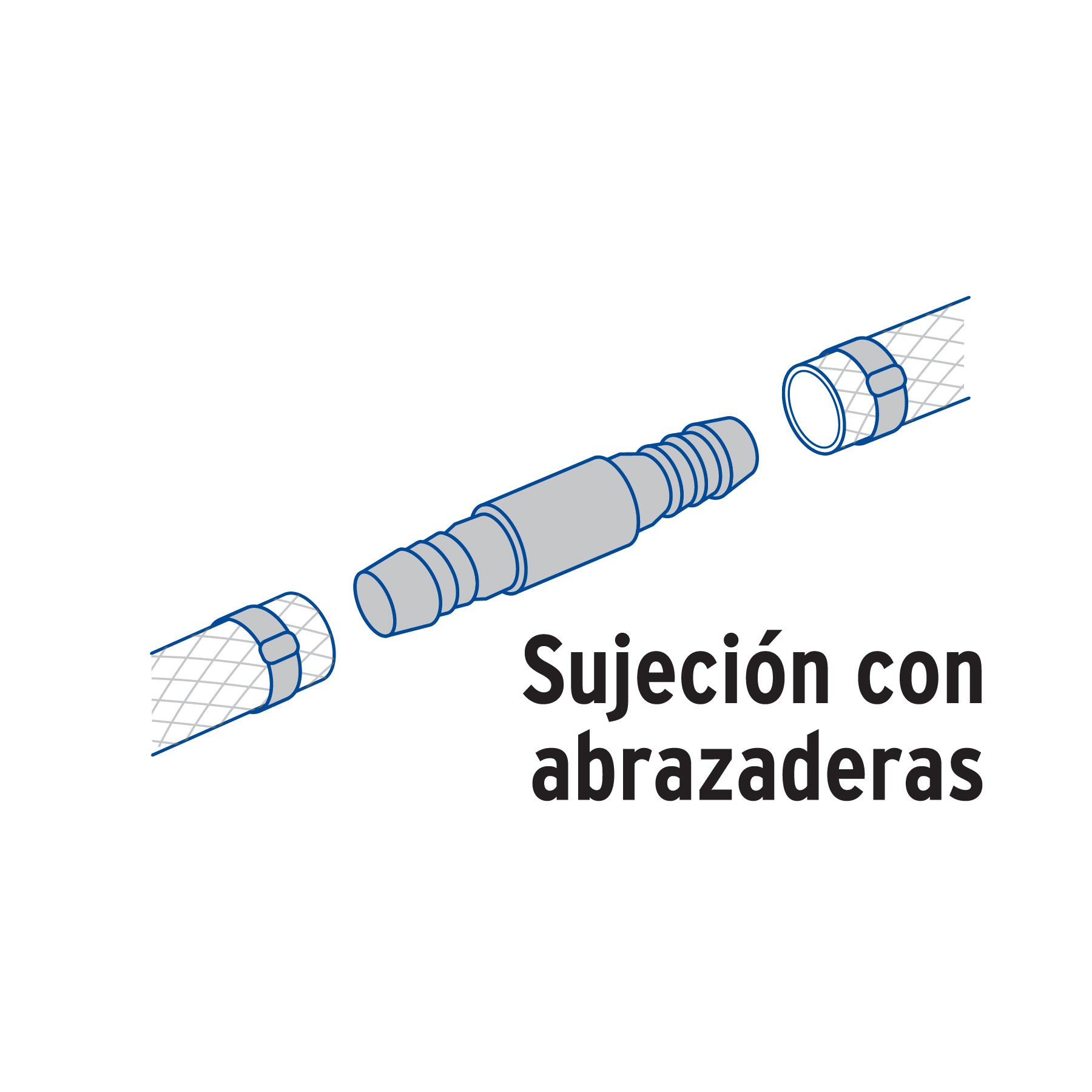 Cople inserción de 3/4" de polipropileno, FOSET