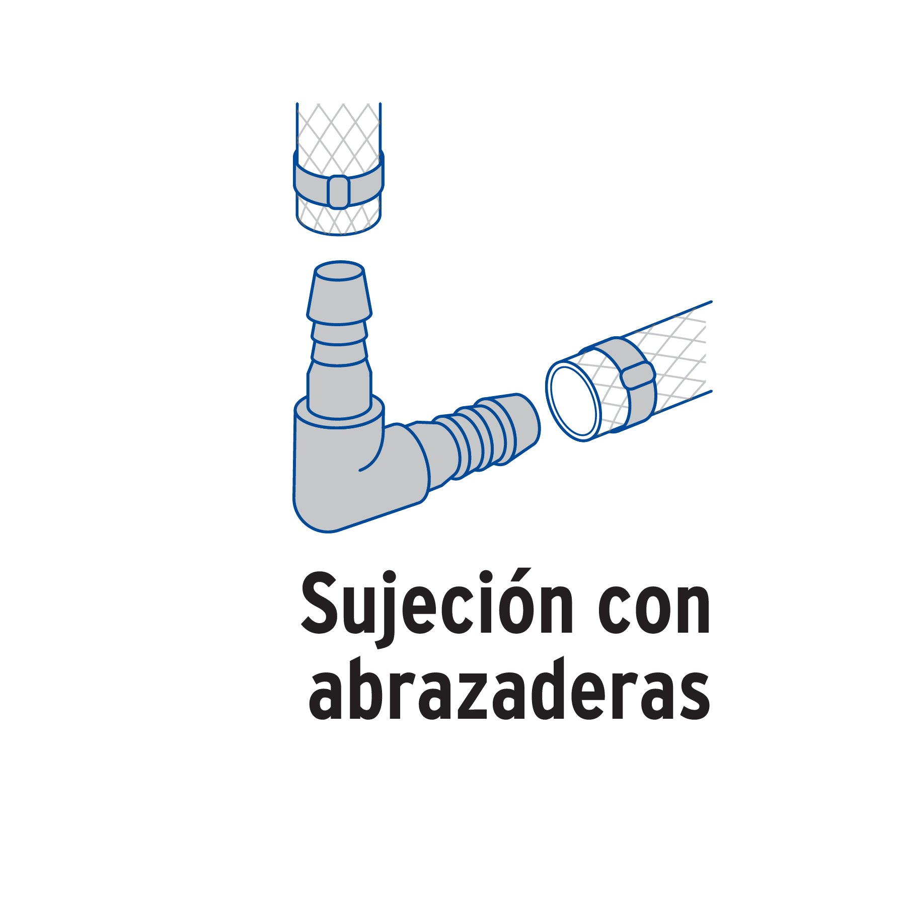 Codo 90° inserción de 3/4" de polipropileno, FOSET