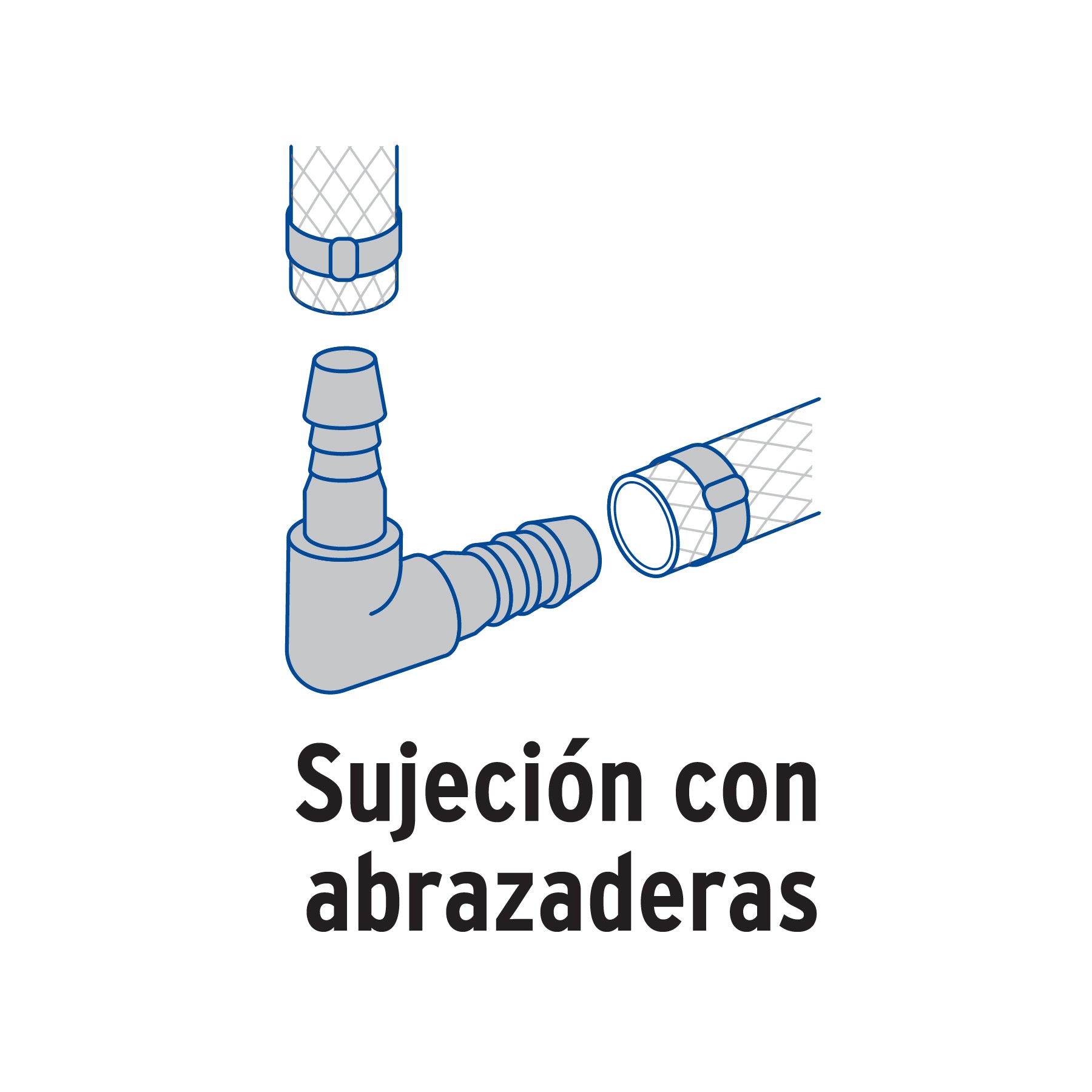 Codo 90° inserción de 1" de polipropileno, FOSET