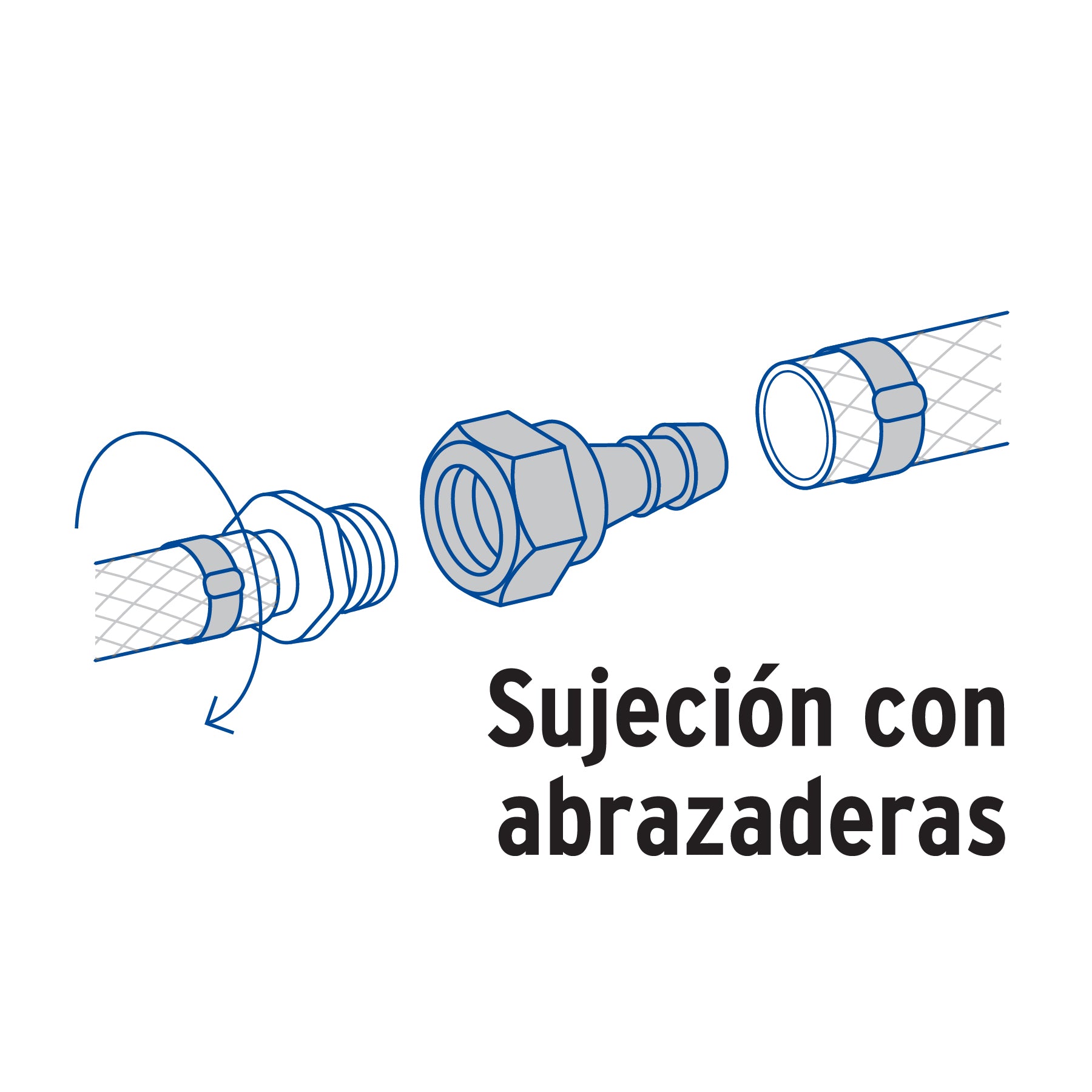 Adaptador inserción rosca interior de 1/2" x 1/2", FOSET