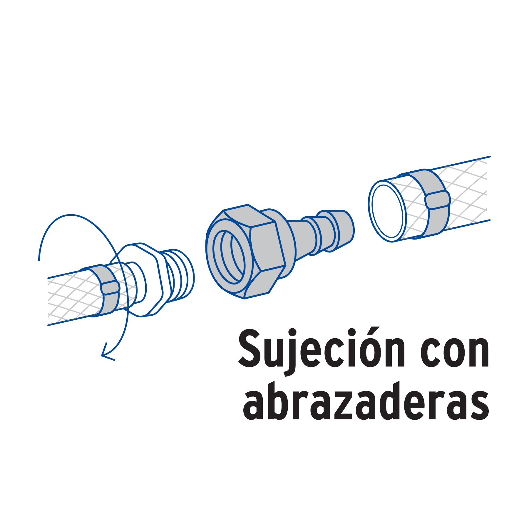 Adaptador inserción rosca interior de 1x1", FOSET