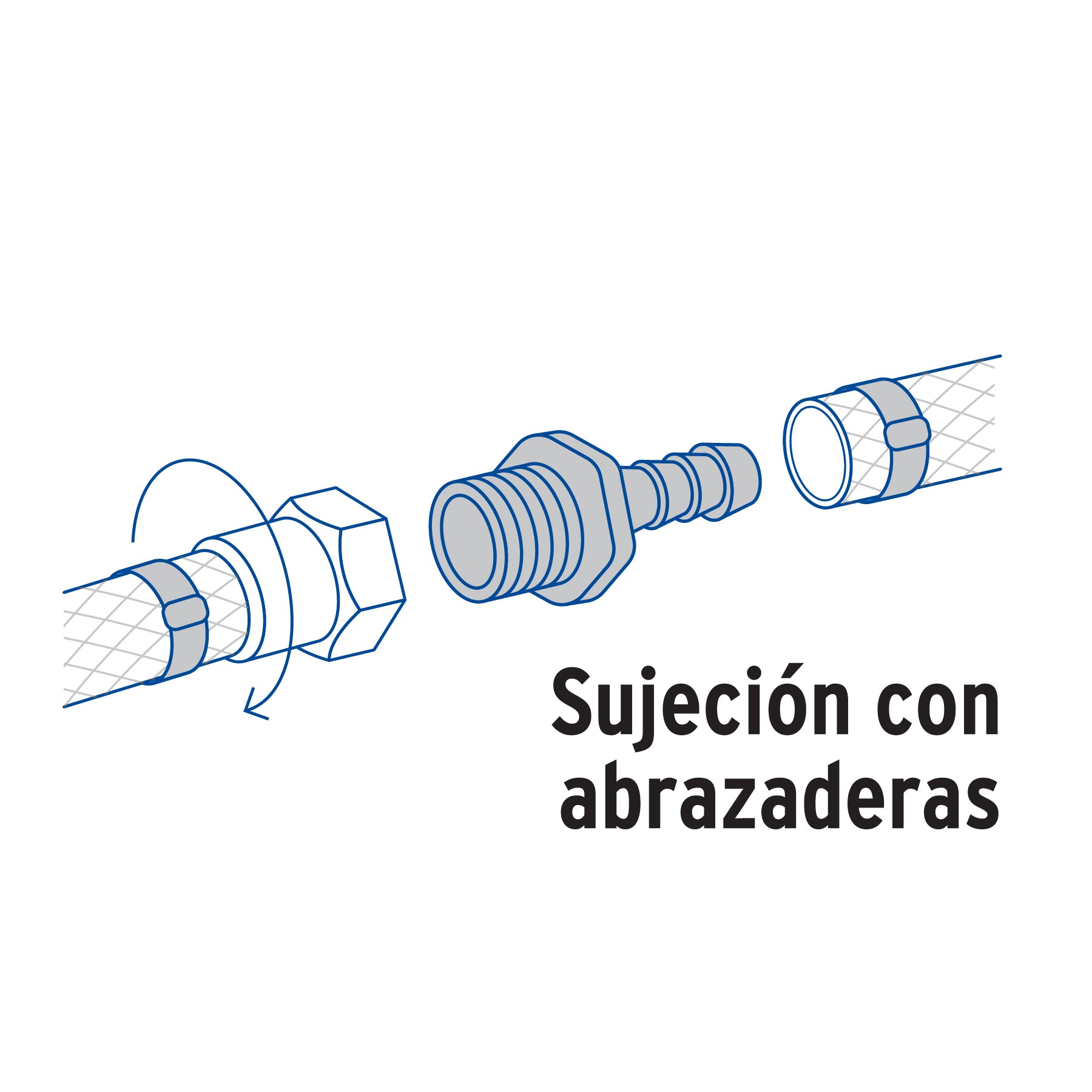 Adaptador inserción rosca exterior de 1/2" x 3/8", FOSET