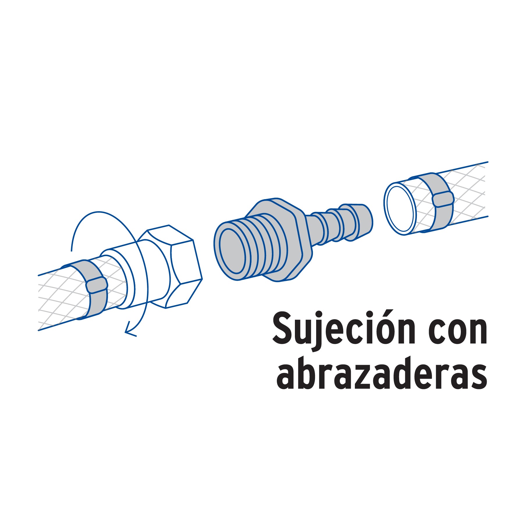 Adaptador inserción rosca exterior de 3/4" x 3/4", FOSET