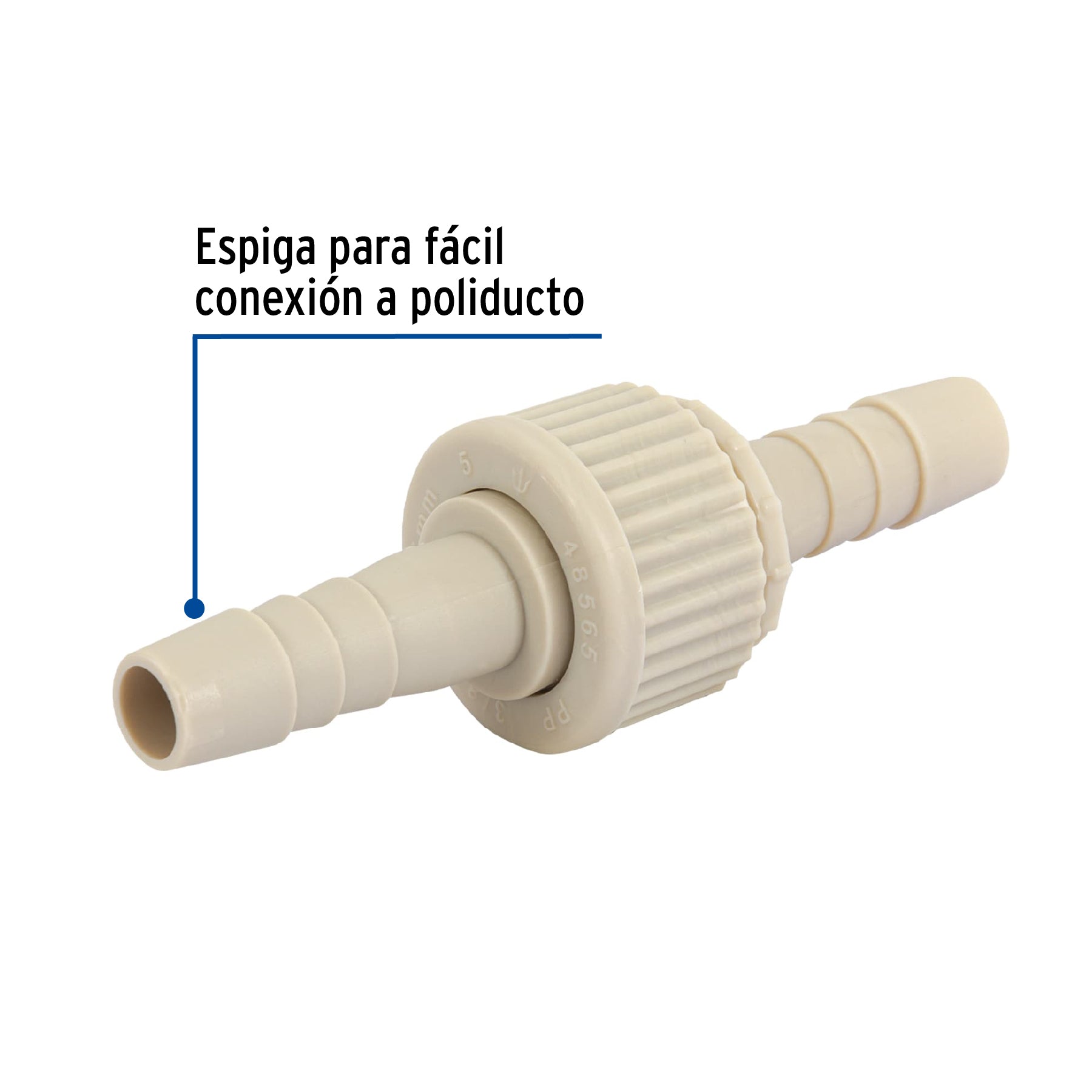 Juego de conectores de 3/8" de polipropileno, FOSET