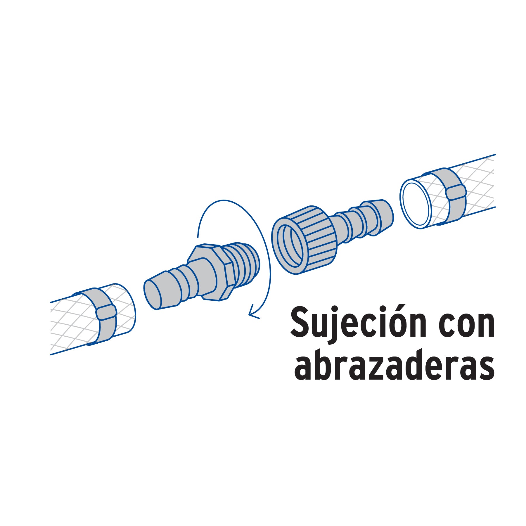 Juego de conectores de 1/2" de polipropileno, FOSET
