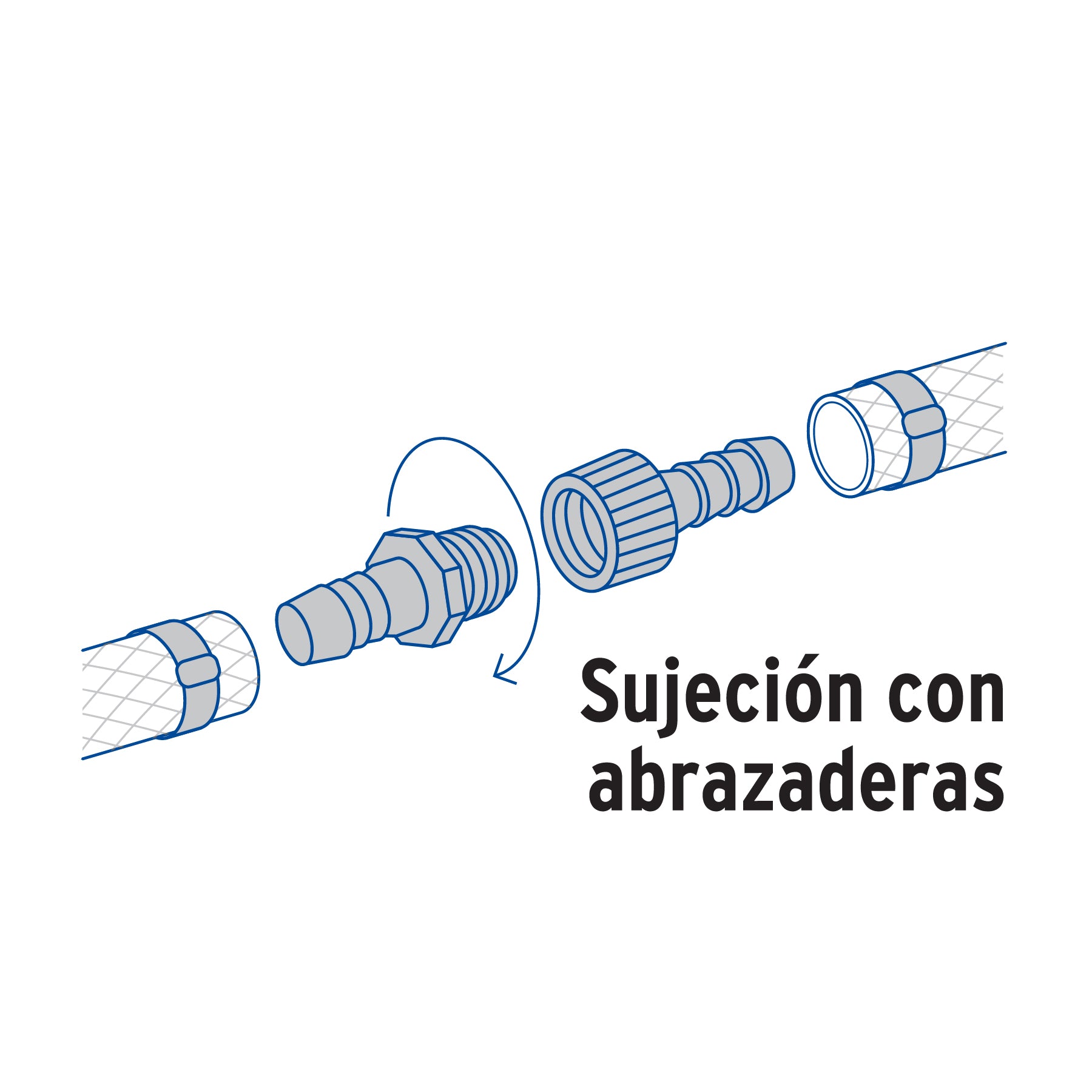 Juego de conectores de 3/4" de polipropileno, FOSET