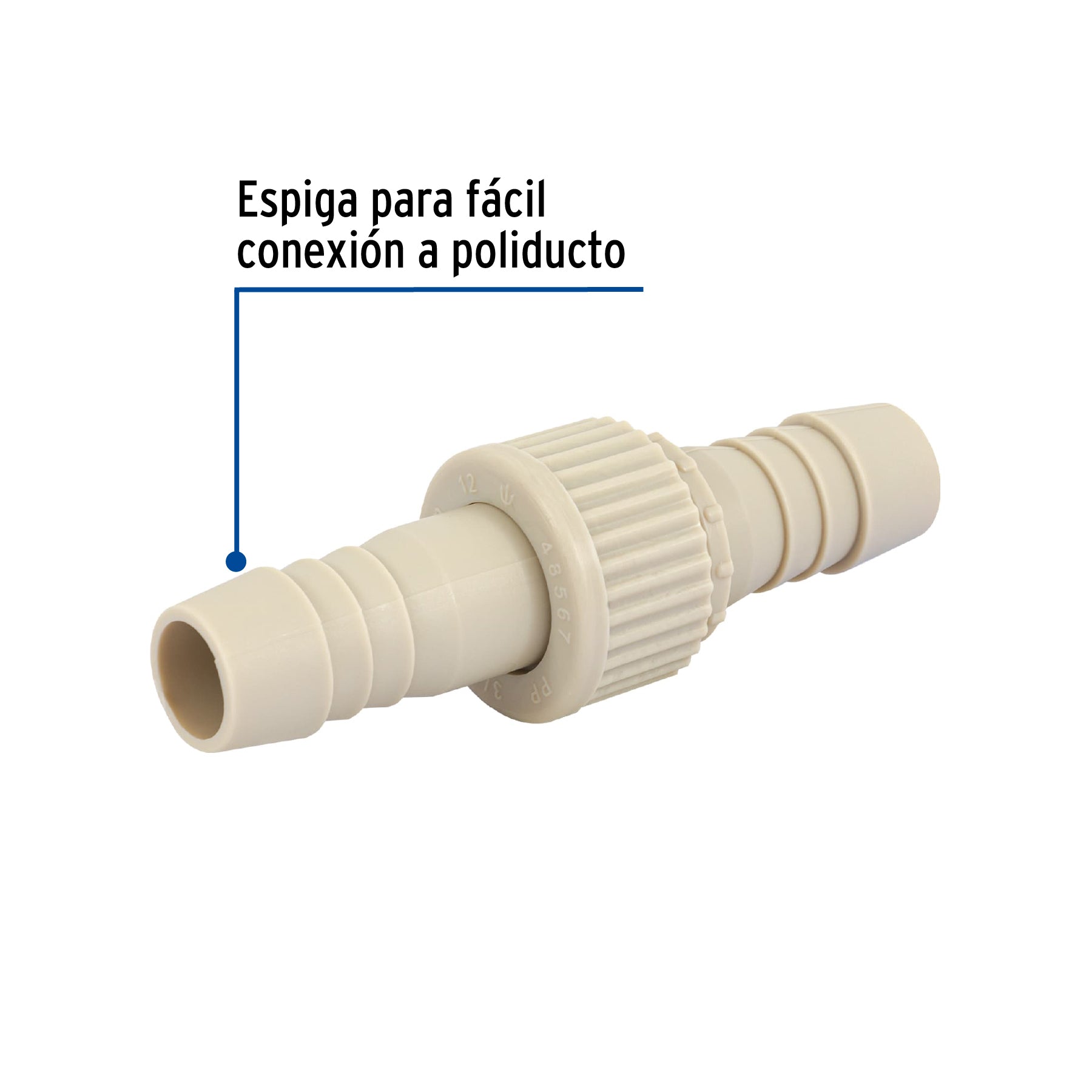 Juego de conectores de 3/4" de polipropileno, FOSET
