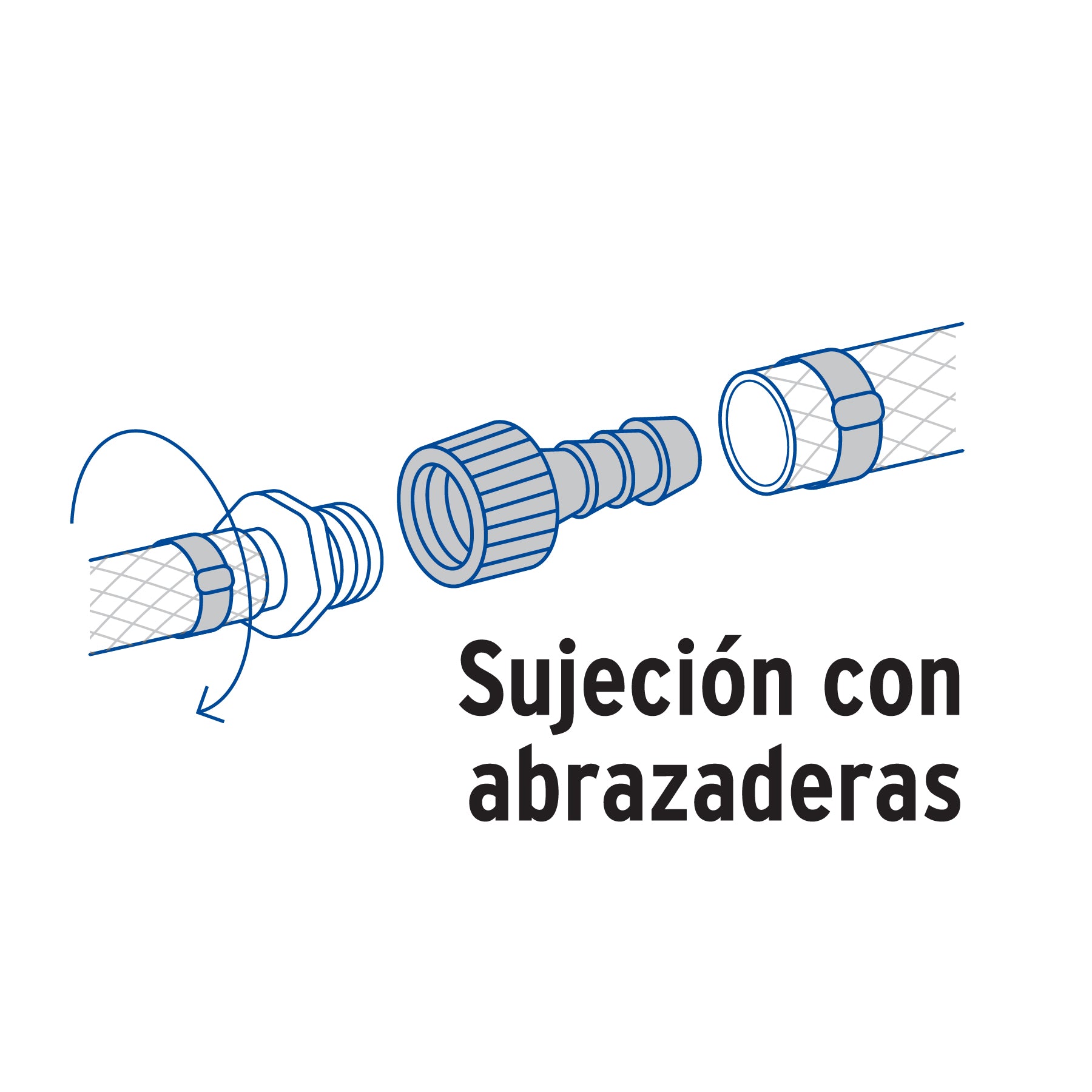 Adaptador hembra movible de polipropileno 3/4" x 3/4", FOSET