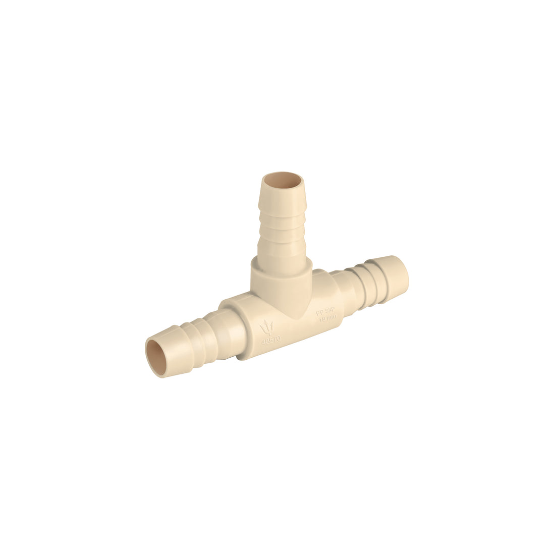 Tee inserción 3/4" de polipropileno, FOSET