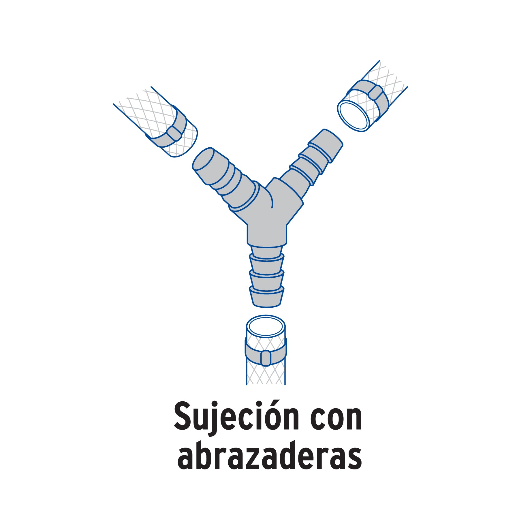 Yee inserción 1/2" de polipropileno, FOSET