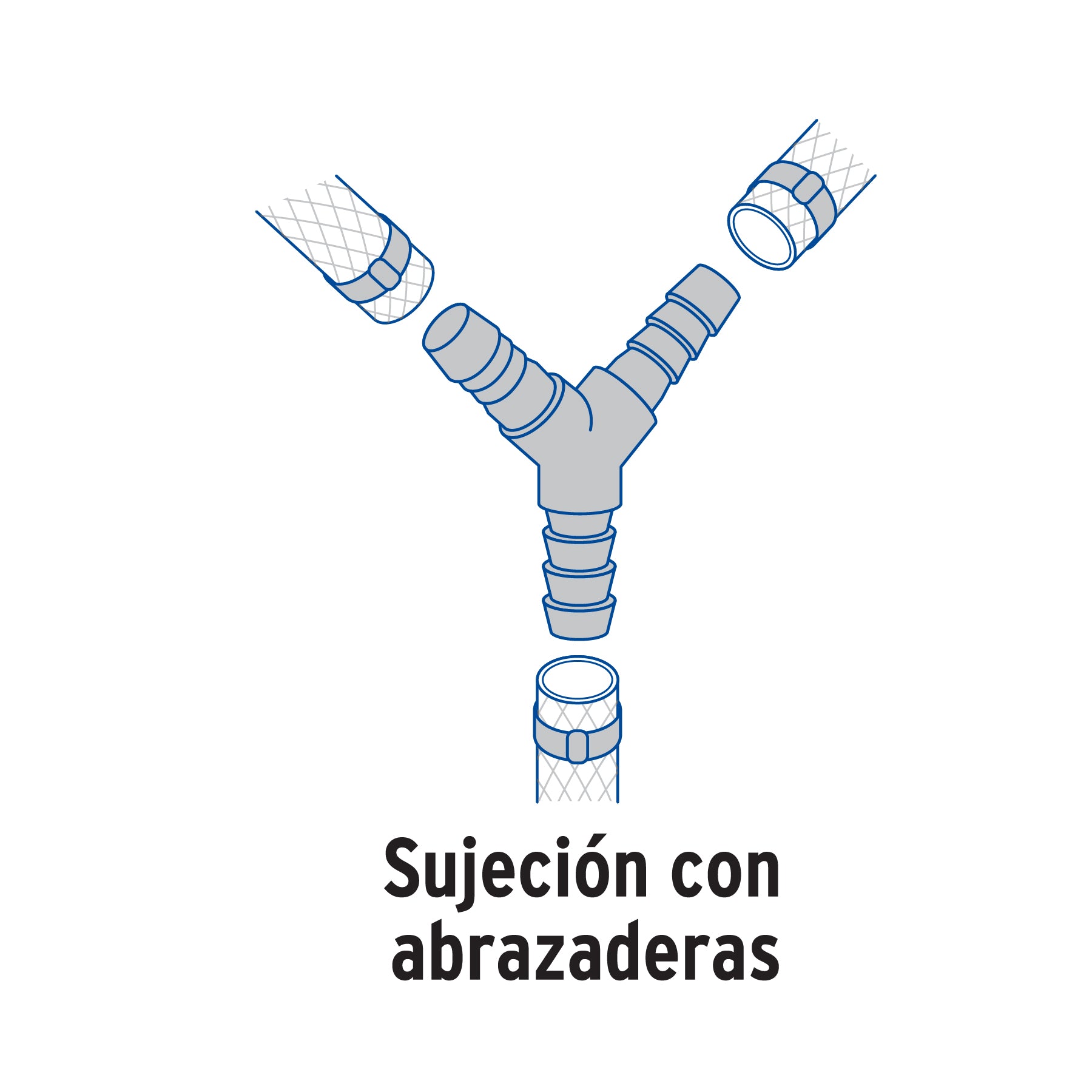 Yee inserción 3/4" de polipropileno, FOSET