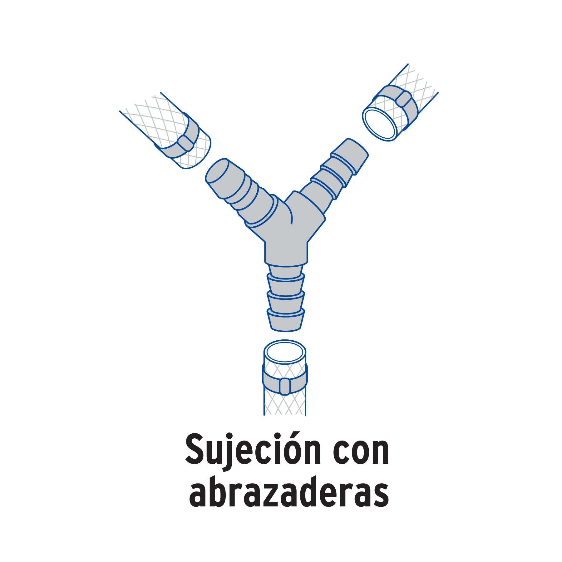 Yee inserción 1" de polipropileno, FOSET