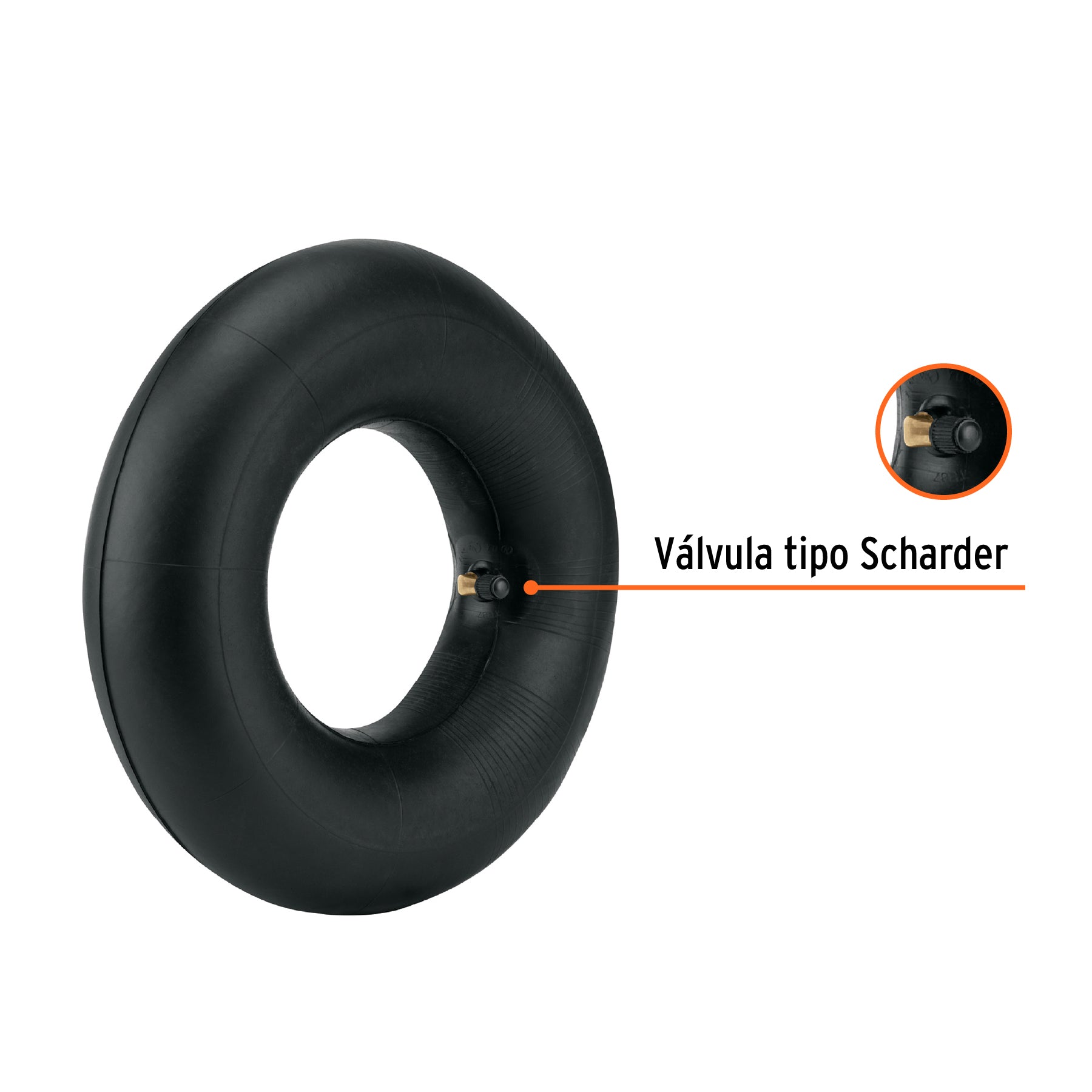 Cámara para rueda neumática de 8", TRUPER