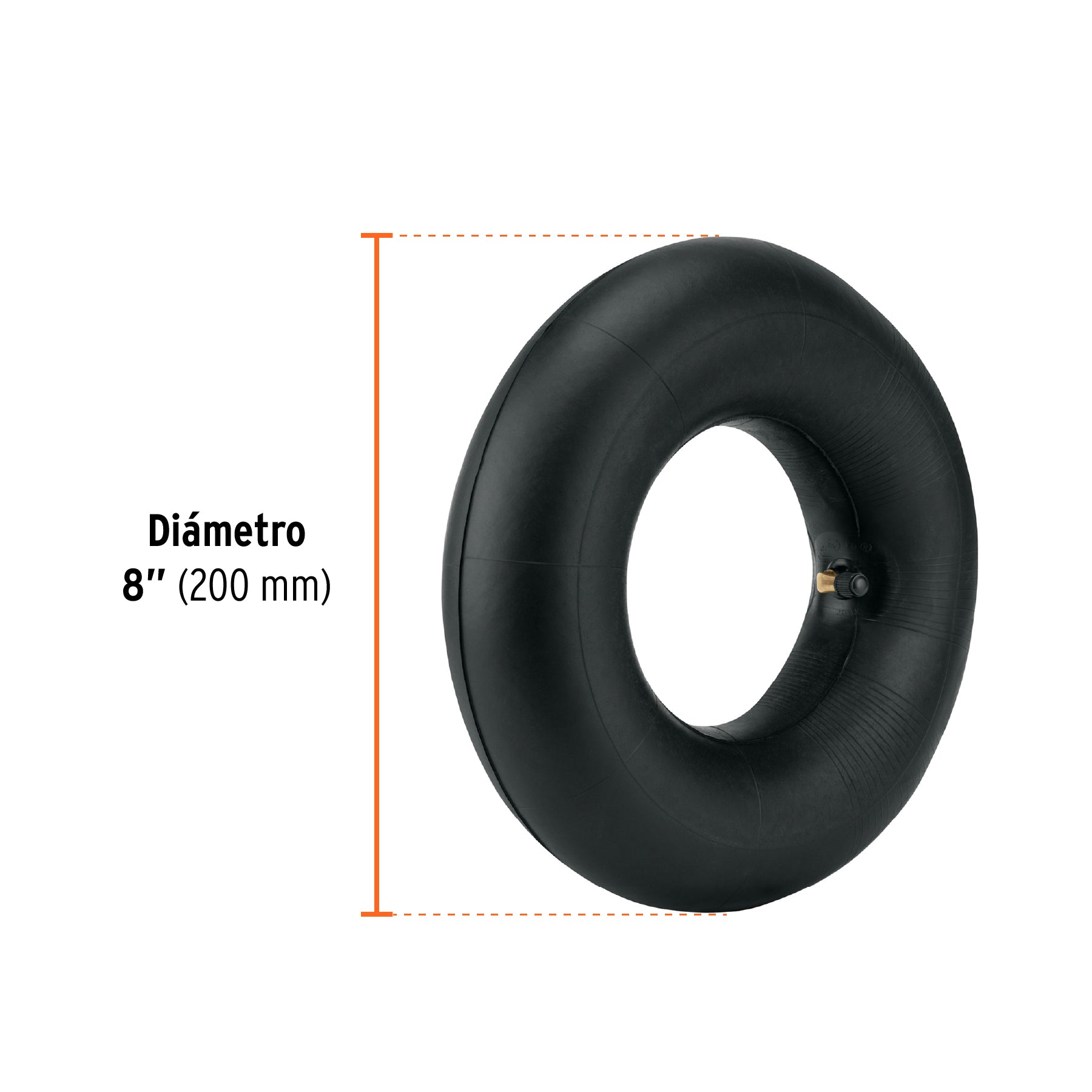 Cámara para rueda neumática de 8", TRUPER