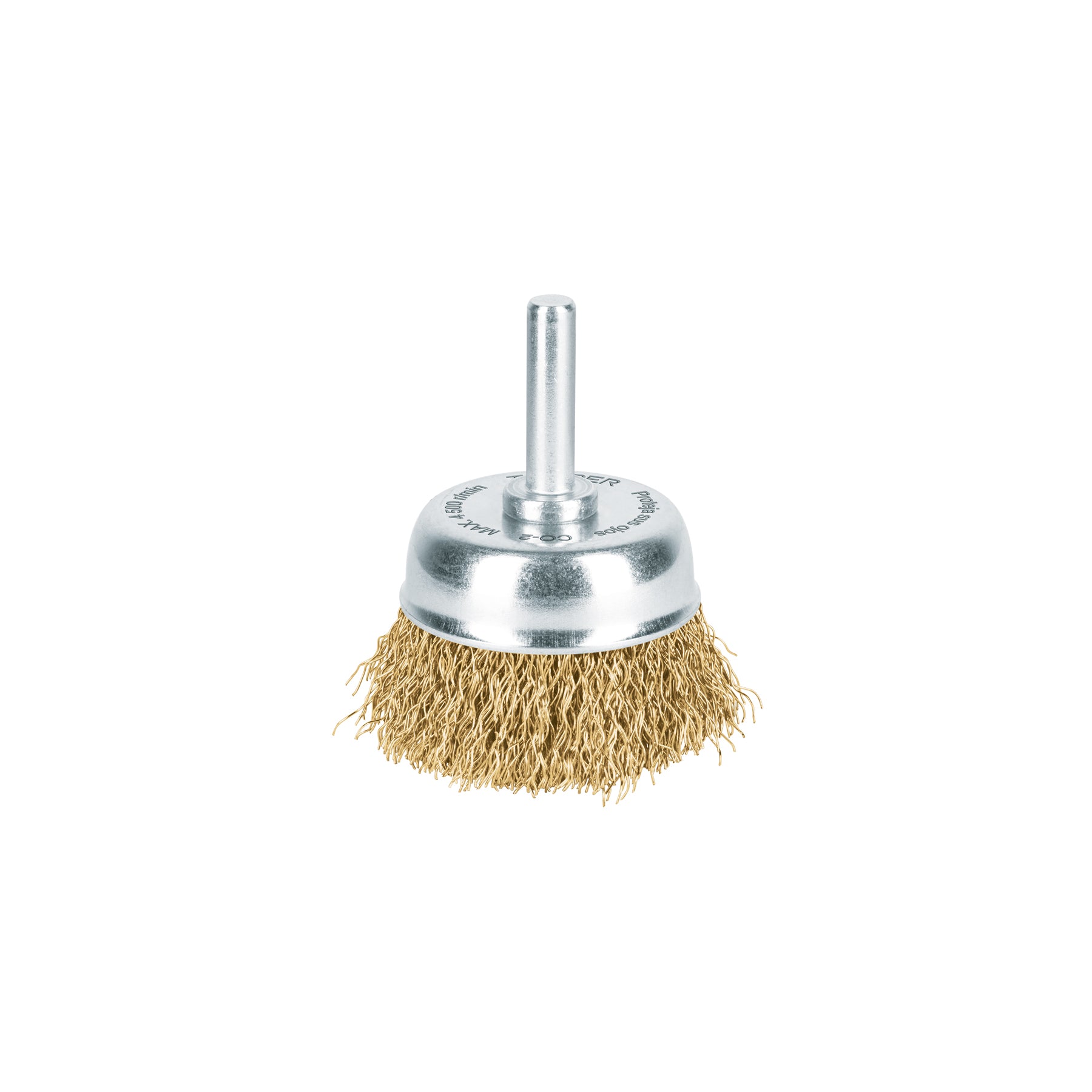 Carda de copa 1-3/4" alambre grueso para taladro, TRUPER