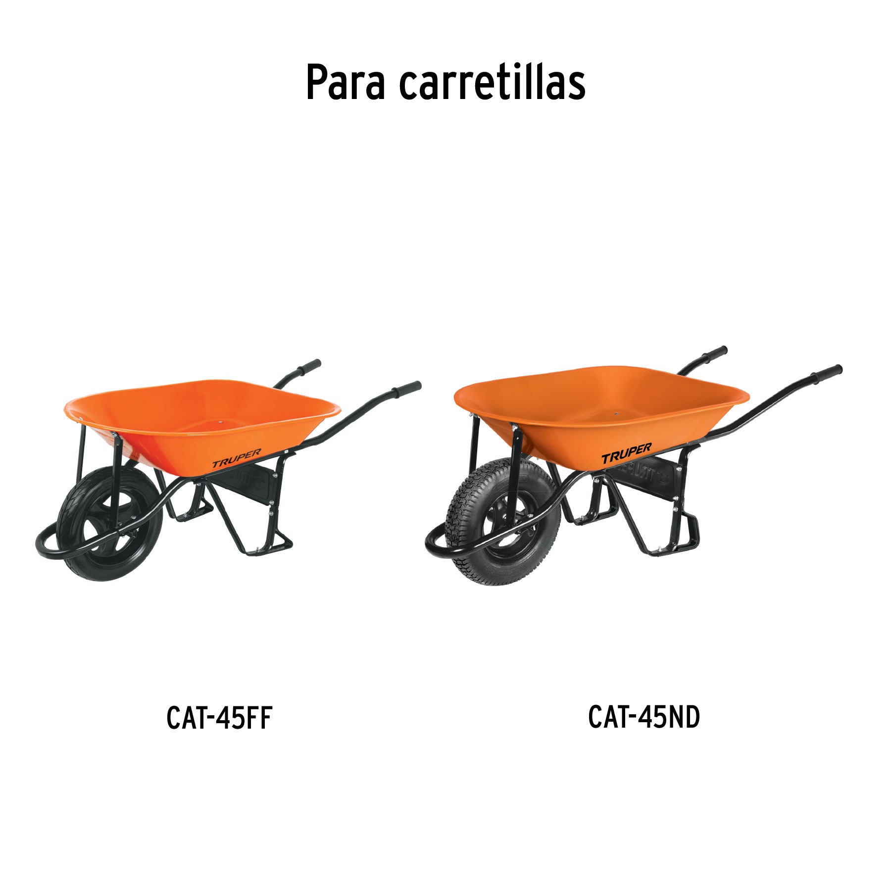 Concha metálica para carretillas CAT-45FF y CAT-45ND, TRUPER