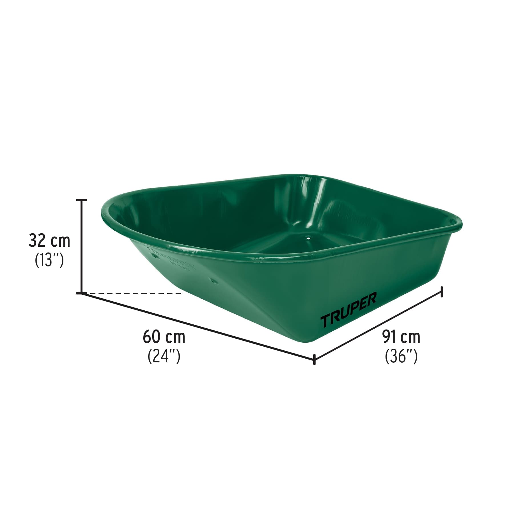 Concha metálica para carretillas CAT-55FF y CAT-55ND, TRUPER