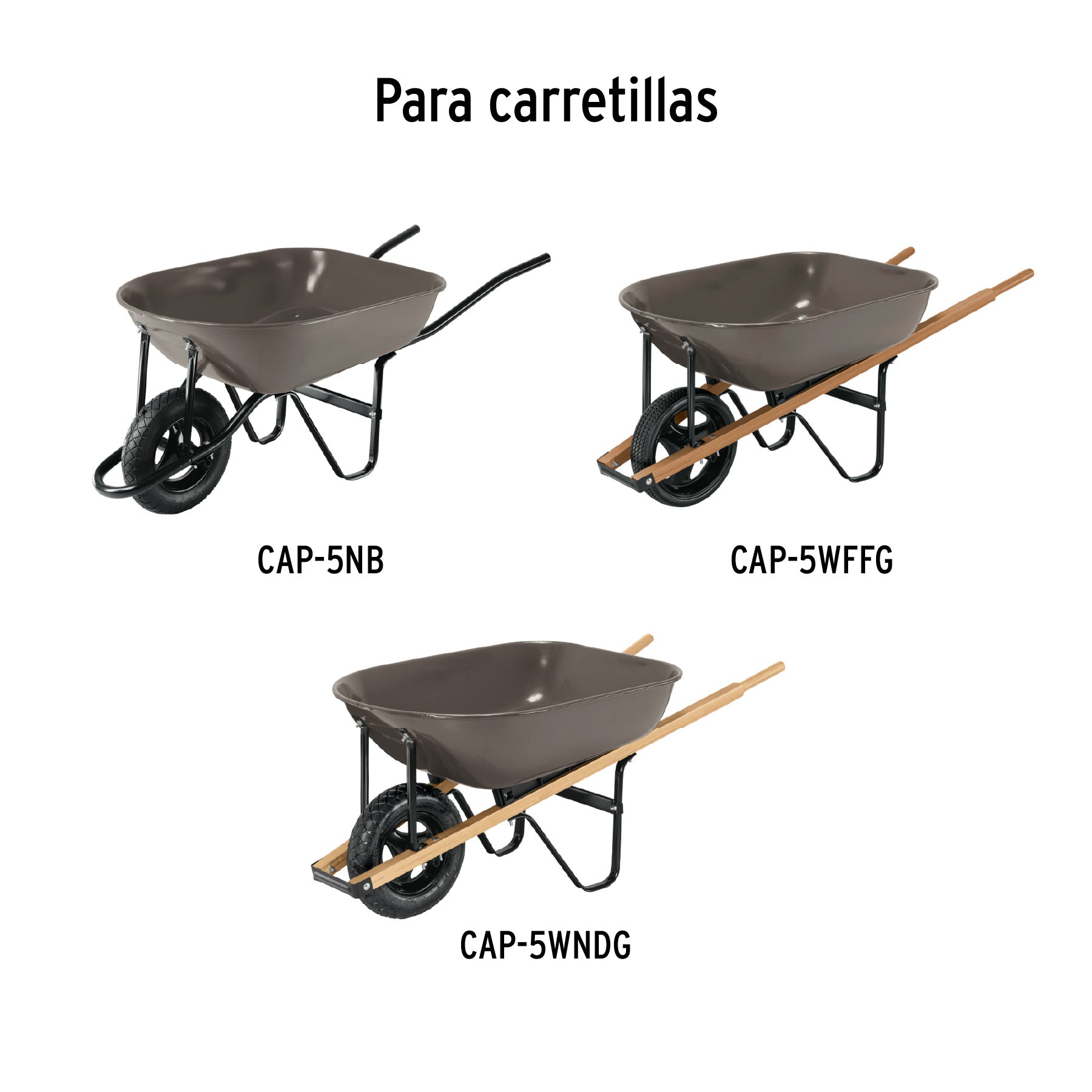 Concha para carretilla CAP-5NB, PRETUL
