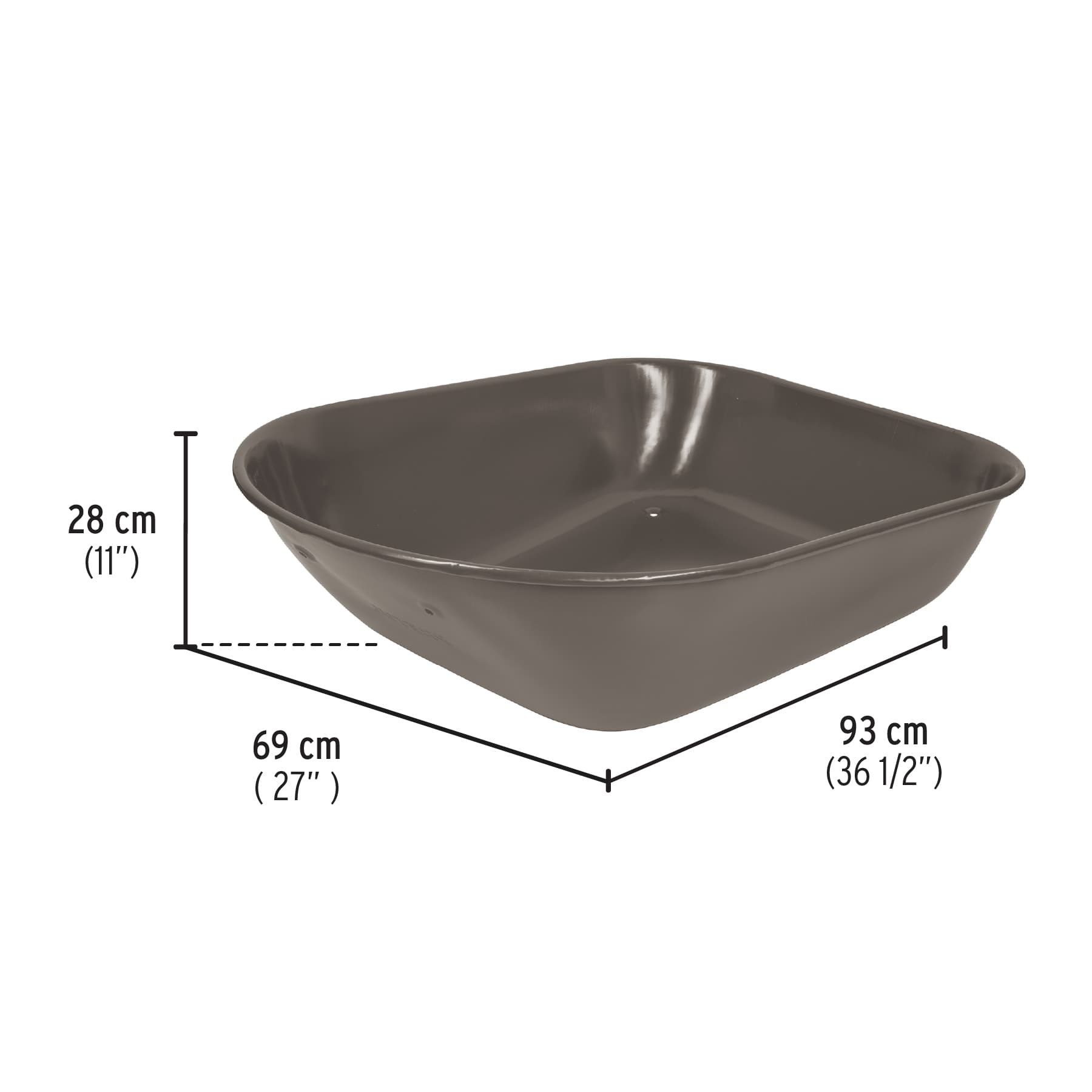 Concha para carretilla CAP-5NB, PRETUL