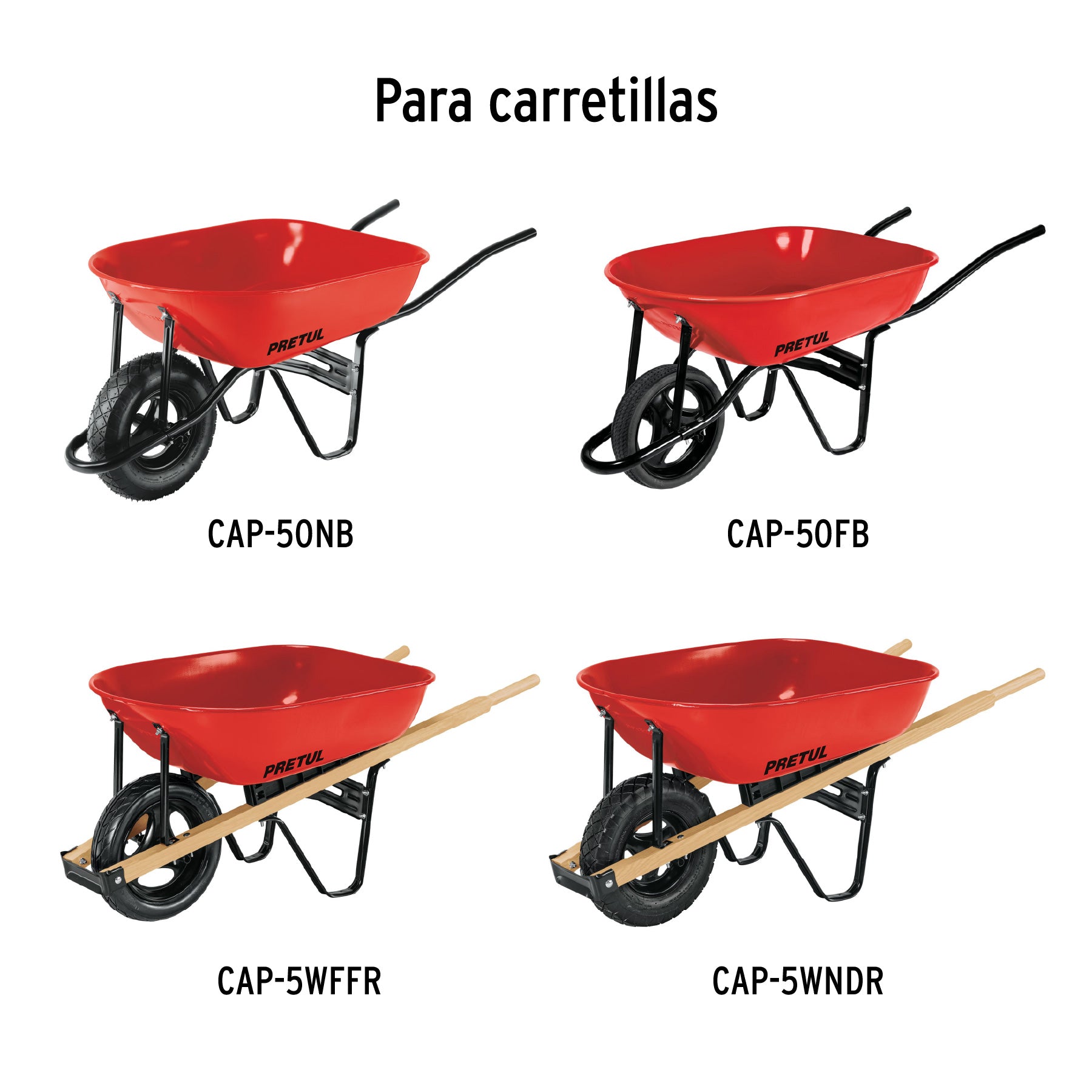 Concha metálica para carretillas CAP-50NB/FB y CAP-5WFFR/NDR