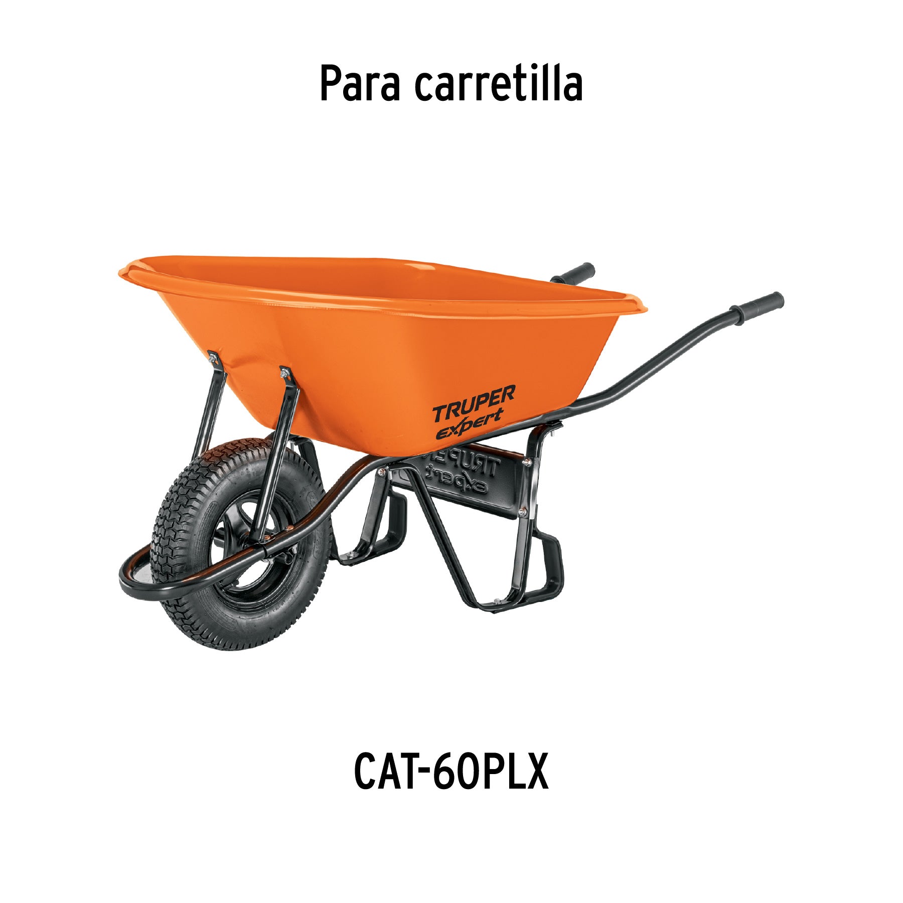 Concha plástica para carretilla CAT-60PLX, TRUPER EXPERT