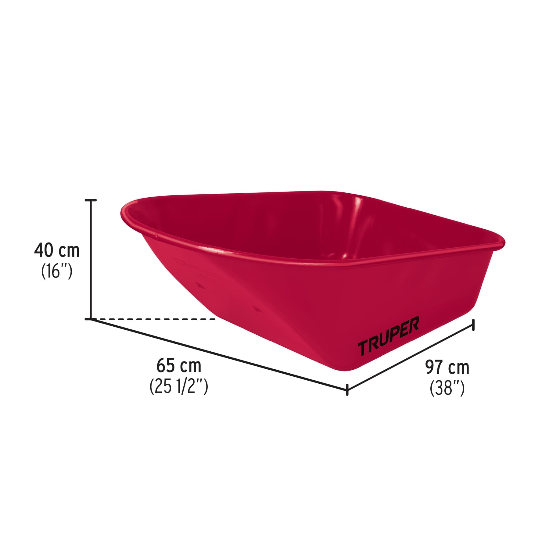 Concha metálica p/carretillas CAT-60FF/ND y T-6FF/N,TRUPER