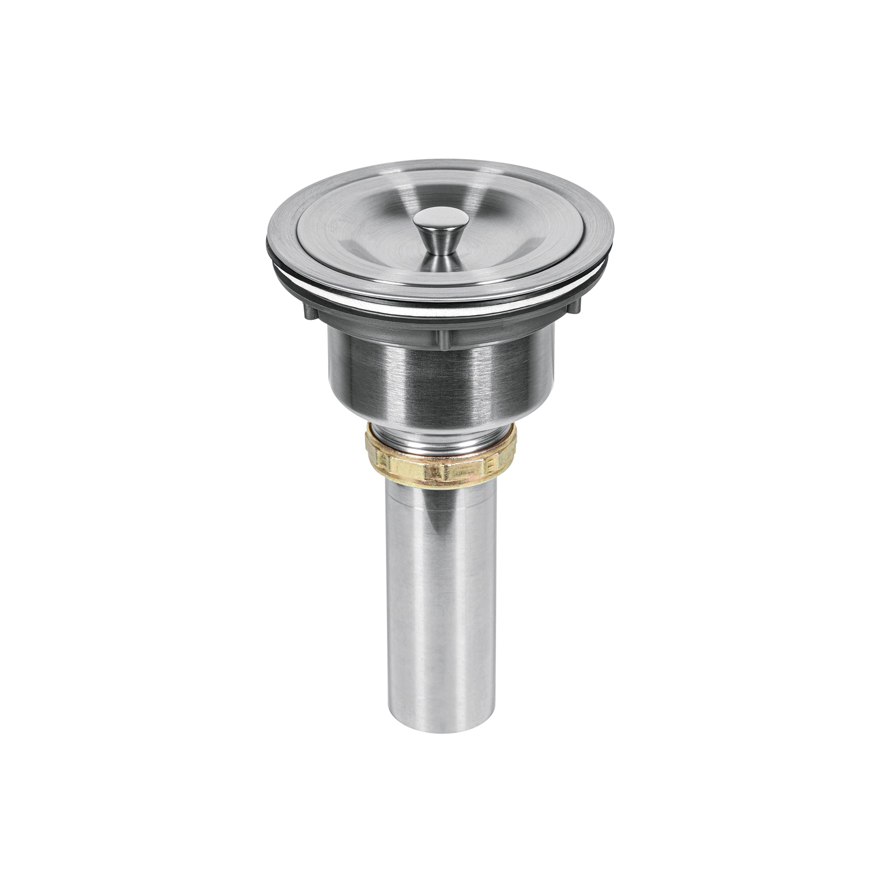 Contracanasta 3-1/2" inox, cuerpo profundo,con tapa, RIVIERA