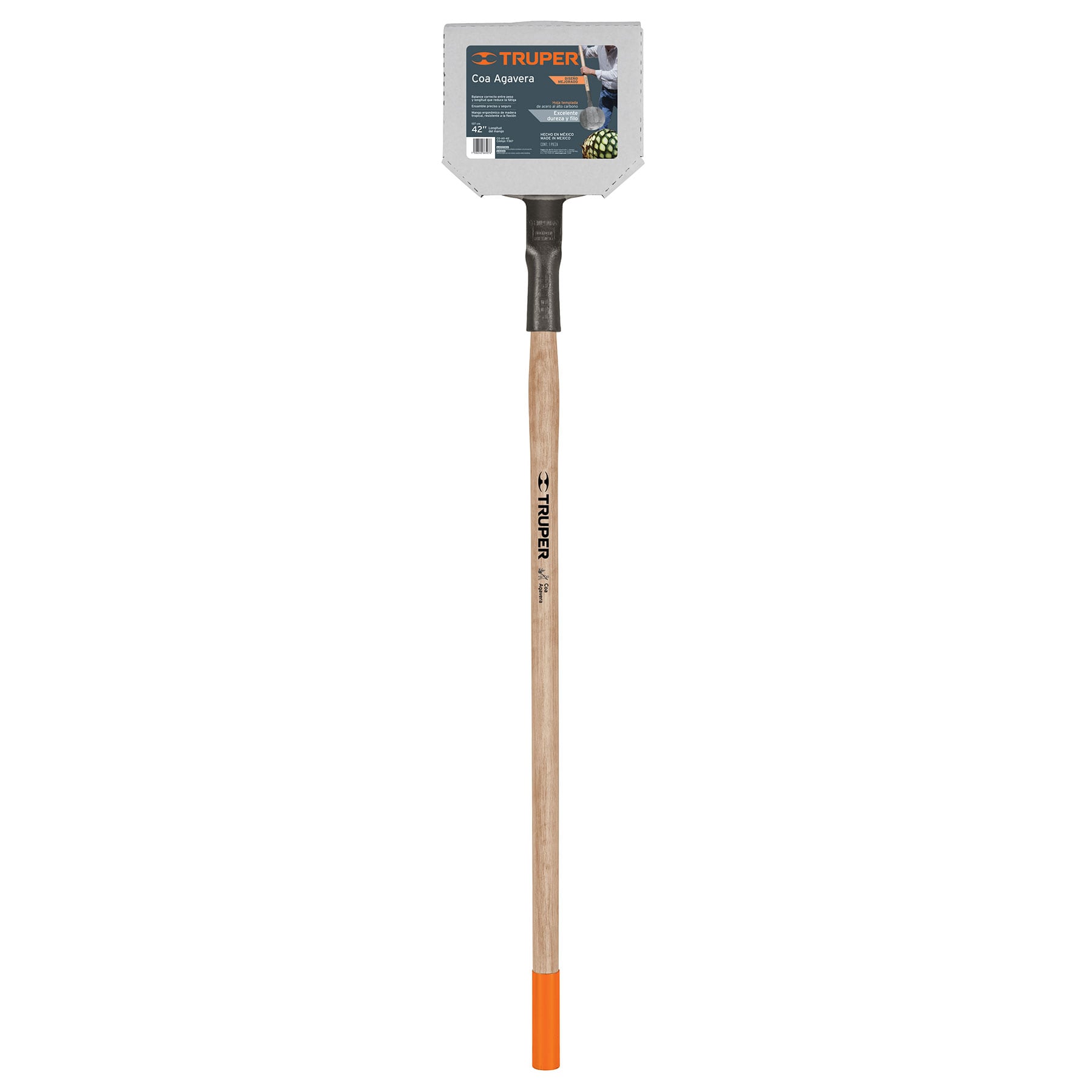 Coa agavera con mango de madera de 42", TRUPER