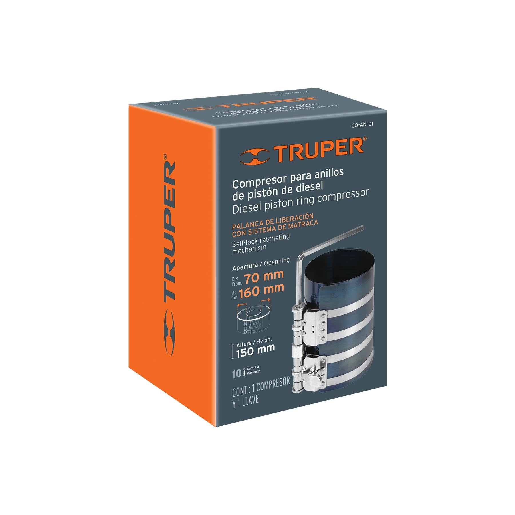 Compresor para anillos diesel, TRUPER