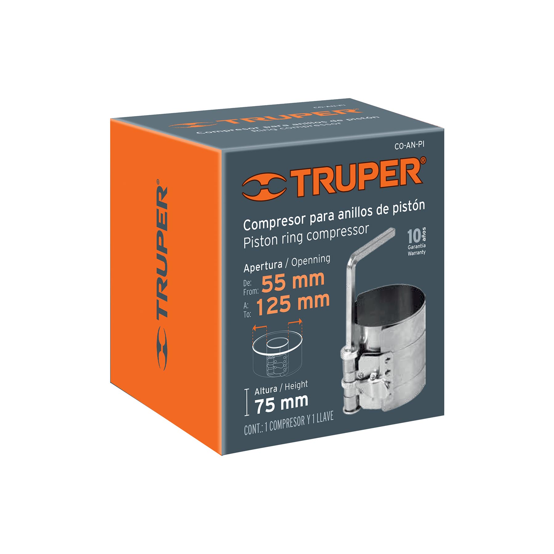 Compresor para anillos de pistón, TRUPER