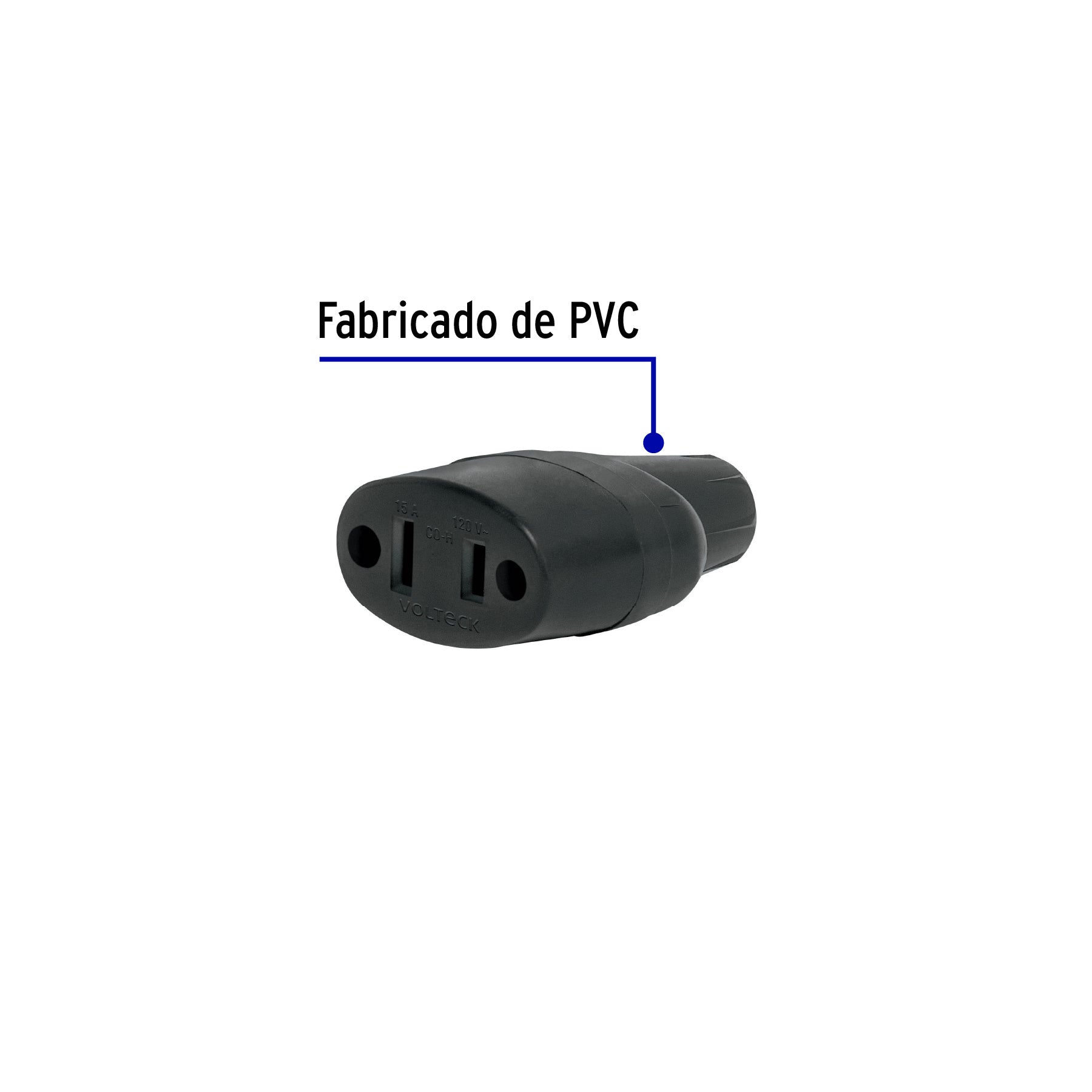 2 Contactos de PVC, VOLTECK