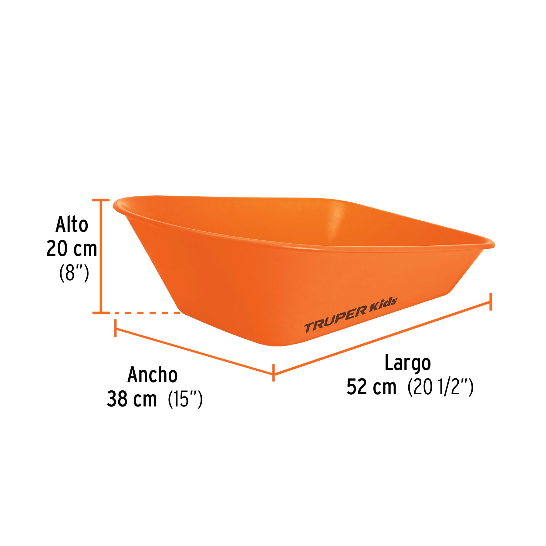 Concha para carretilla CAR-KID-T, TRUPER