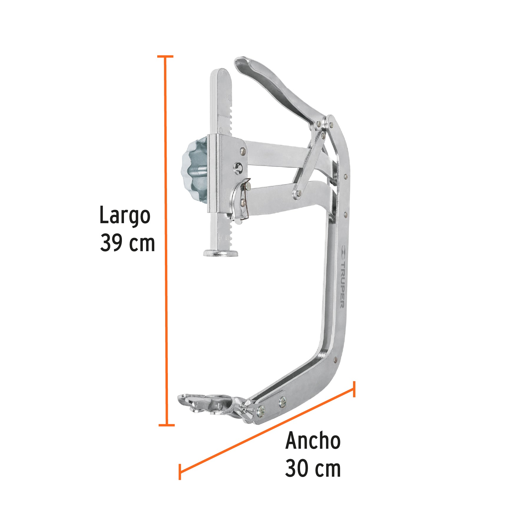 Compresor de resortes de válvulas, 166mm a 253mm, TRUPER